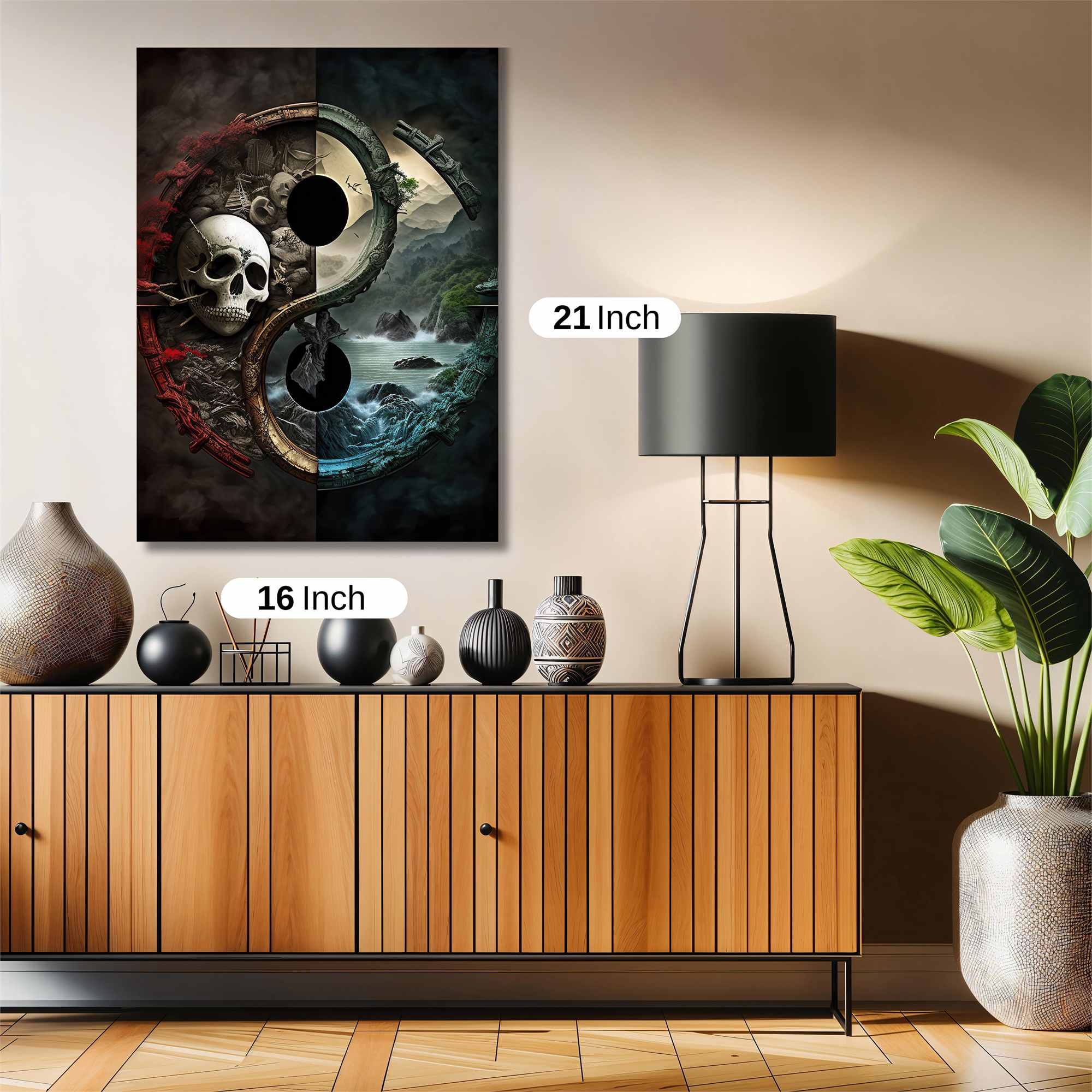 Skull Serenity Safe Wall Magnetic / M
