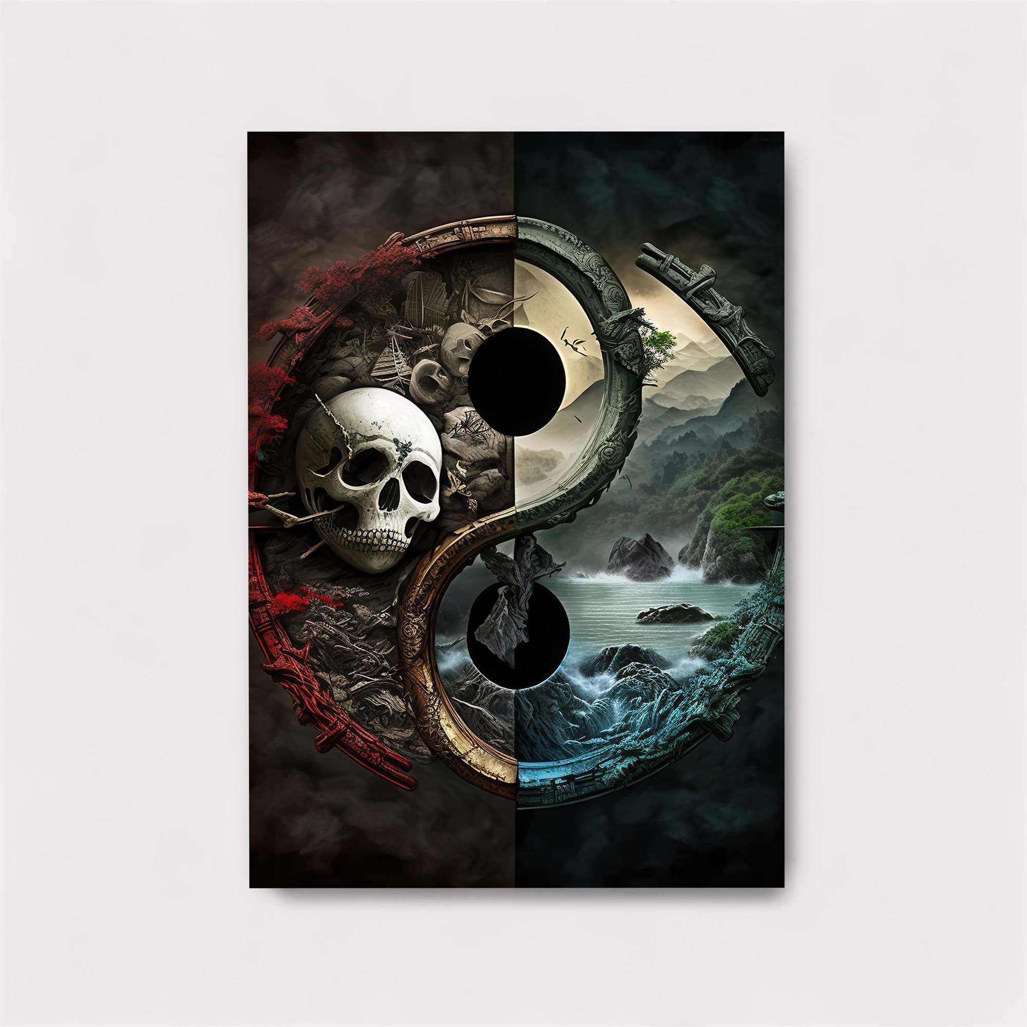 Skull Serenity Safe Wall Magnetic / M