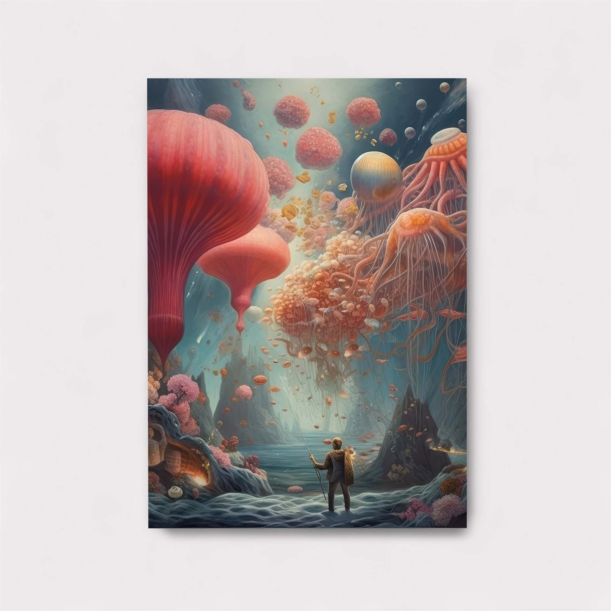 Jellyfish Dreamscape Safe Wall Magnetic / M