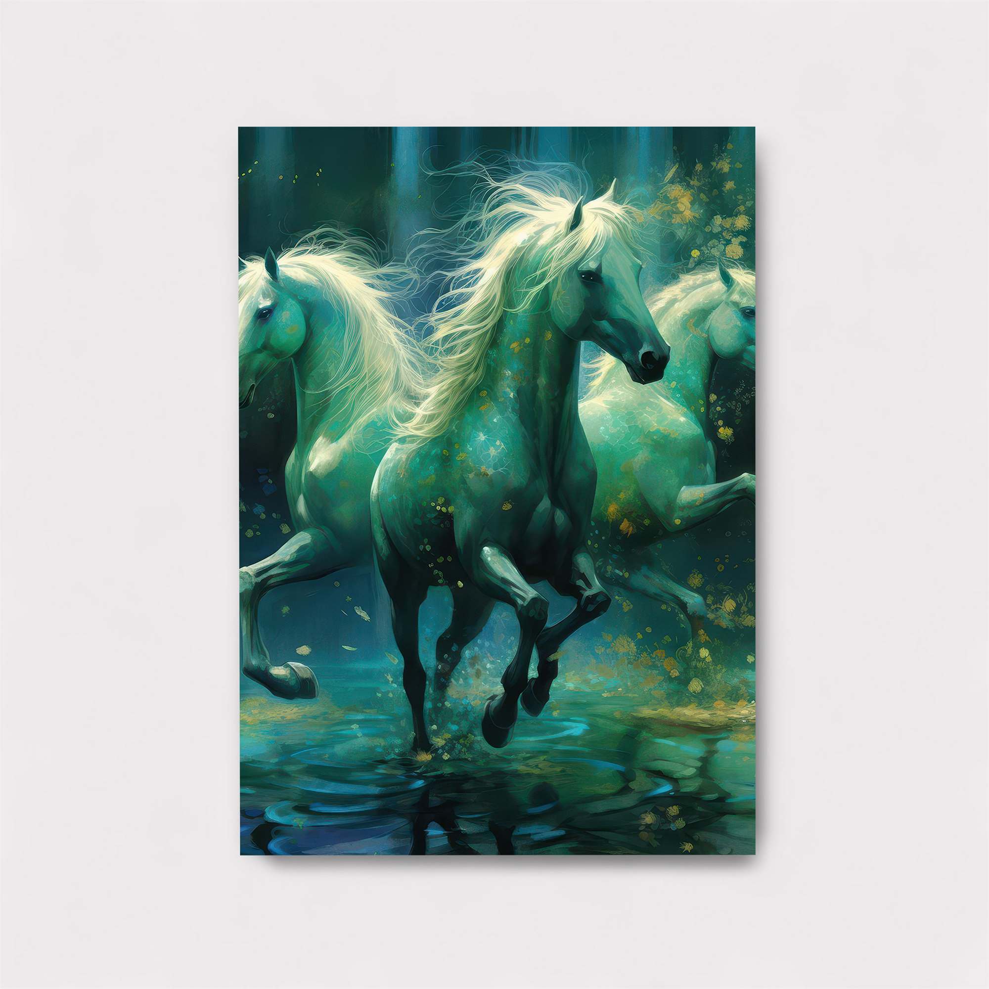 Horses Ethereal Safe Wall Magnetic / M