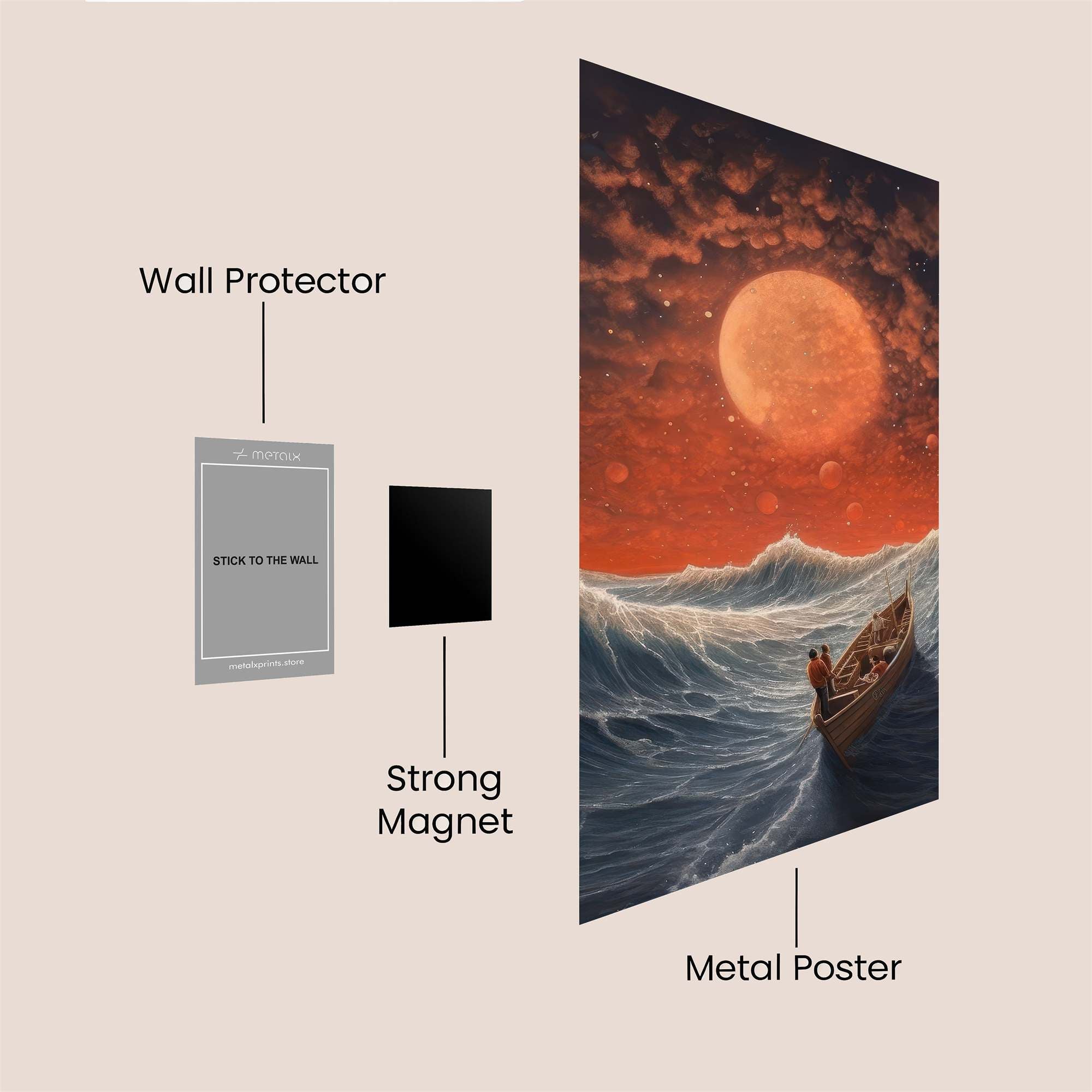 Moonlit Odyssey Safe Wall Magnetic / M