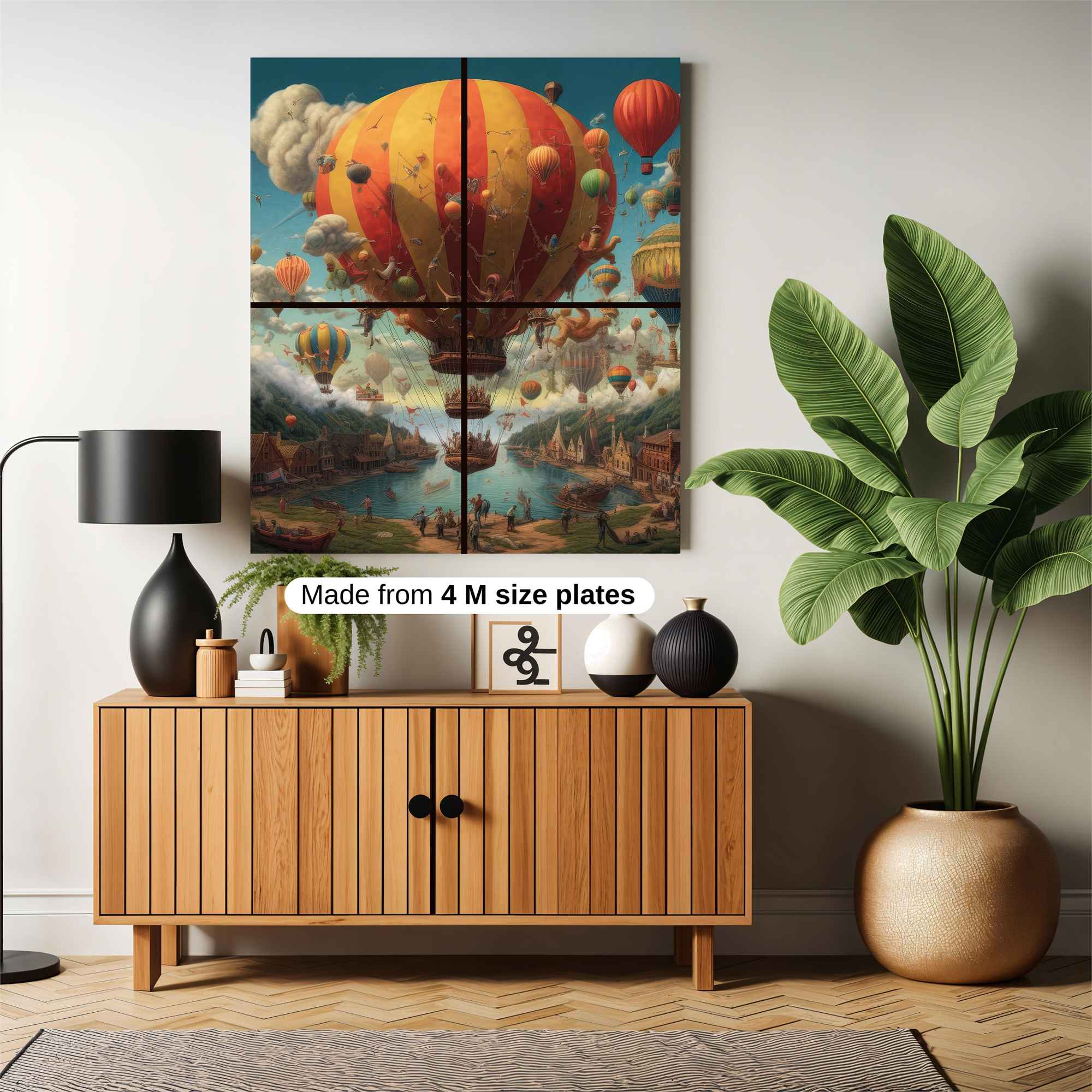 Balloon Adventure Safe Wall Magnetic / M