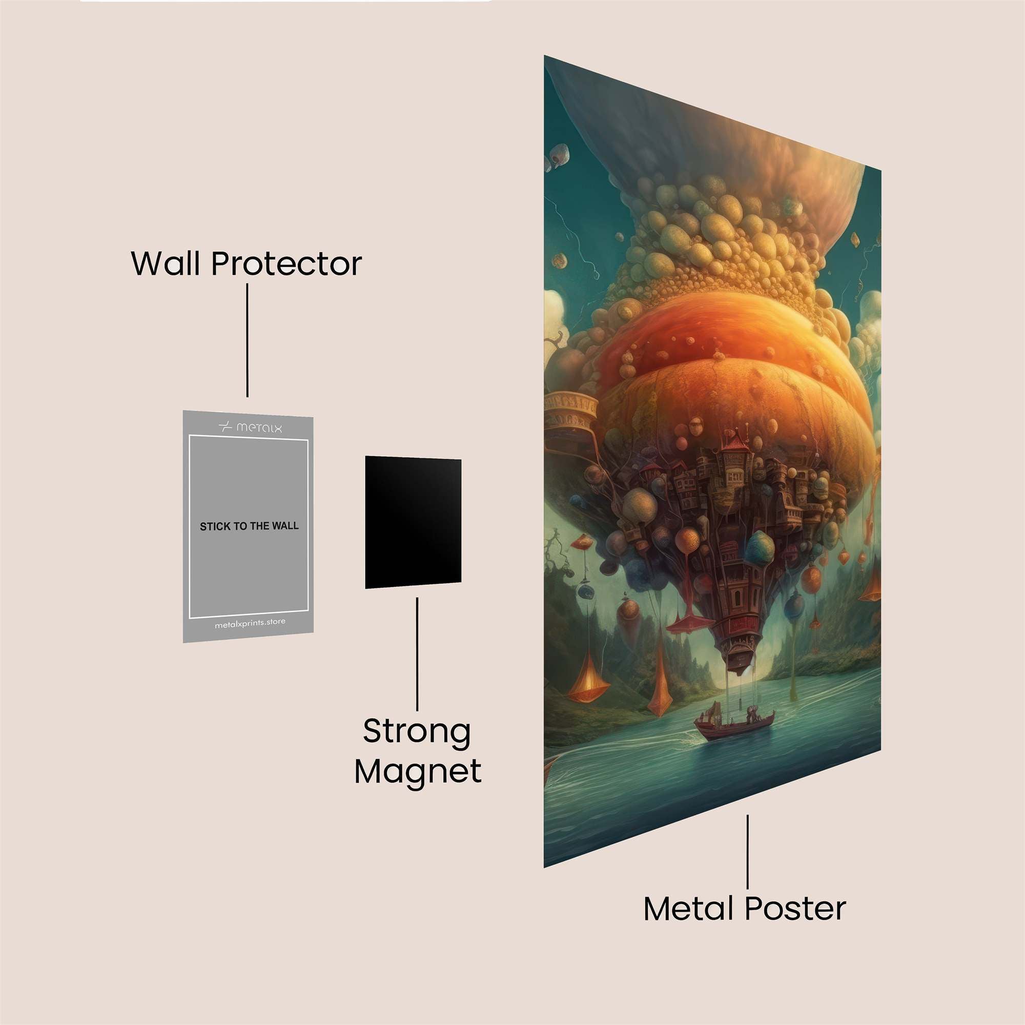 Skyward Dream Safe Wall Magnetic / M