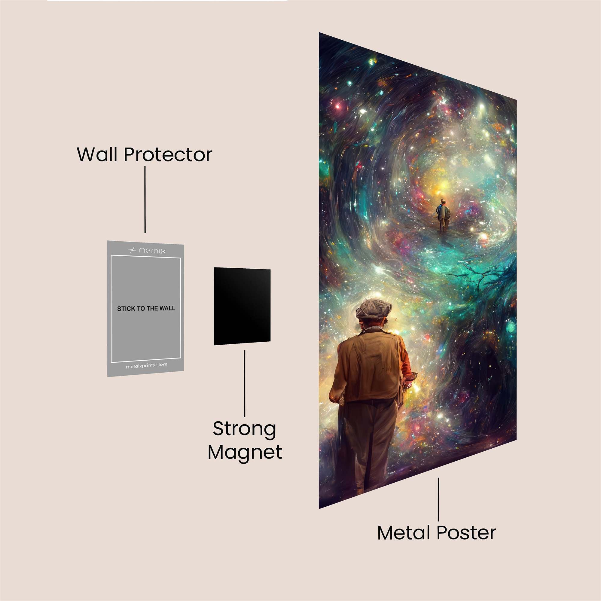 Cosmic Wonder Safe Wall Magnetic / M