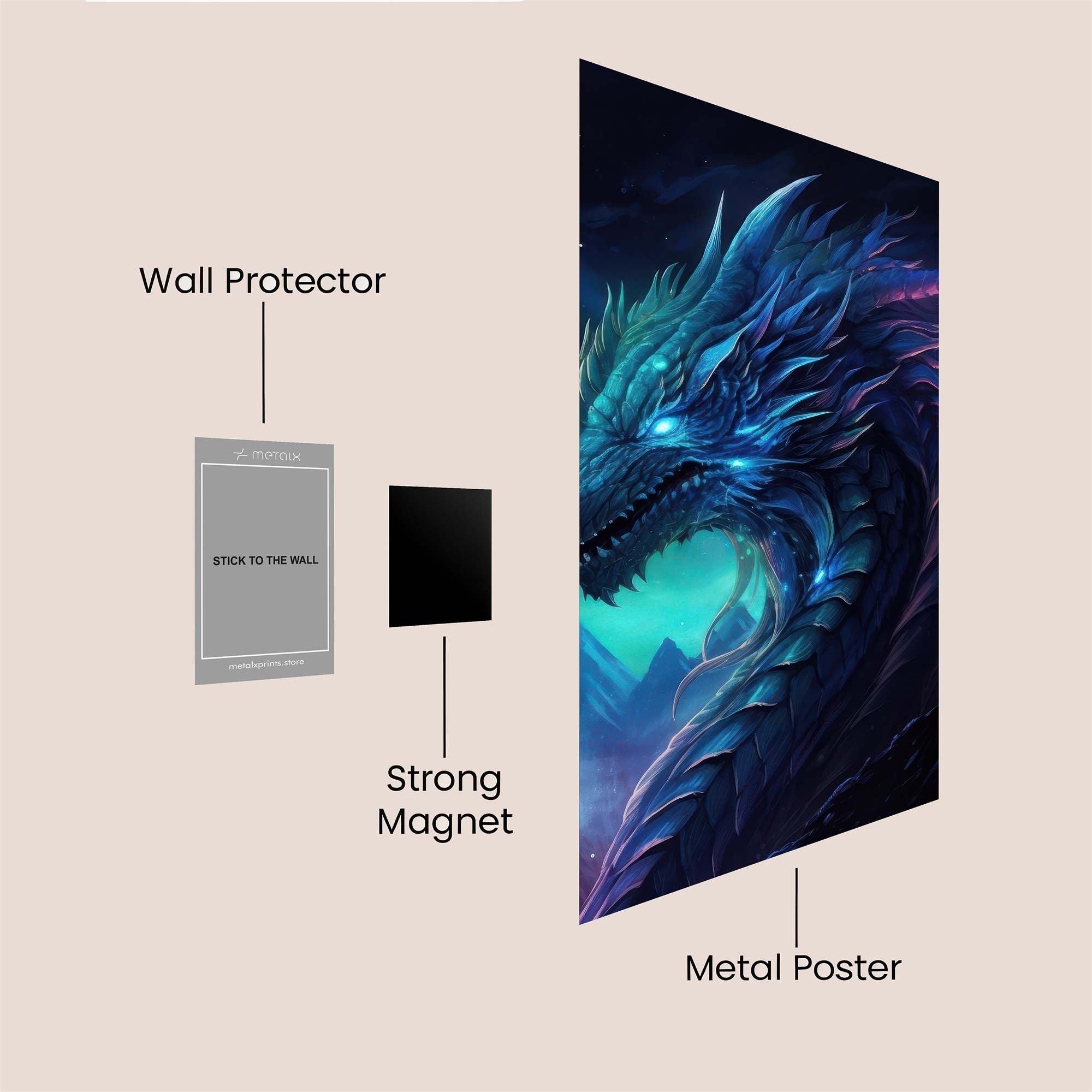Stardust Majesty Safe Wall Magnetic / M