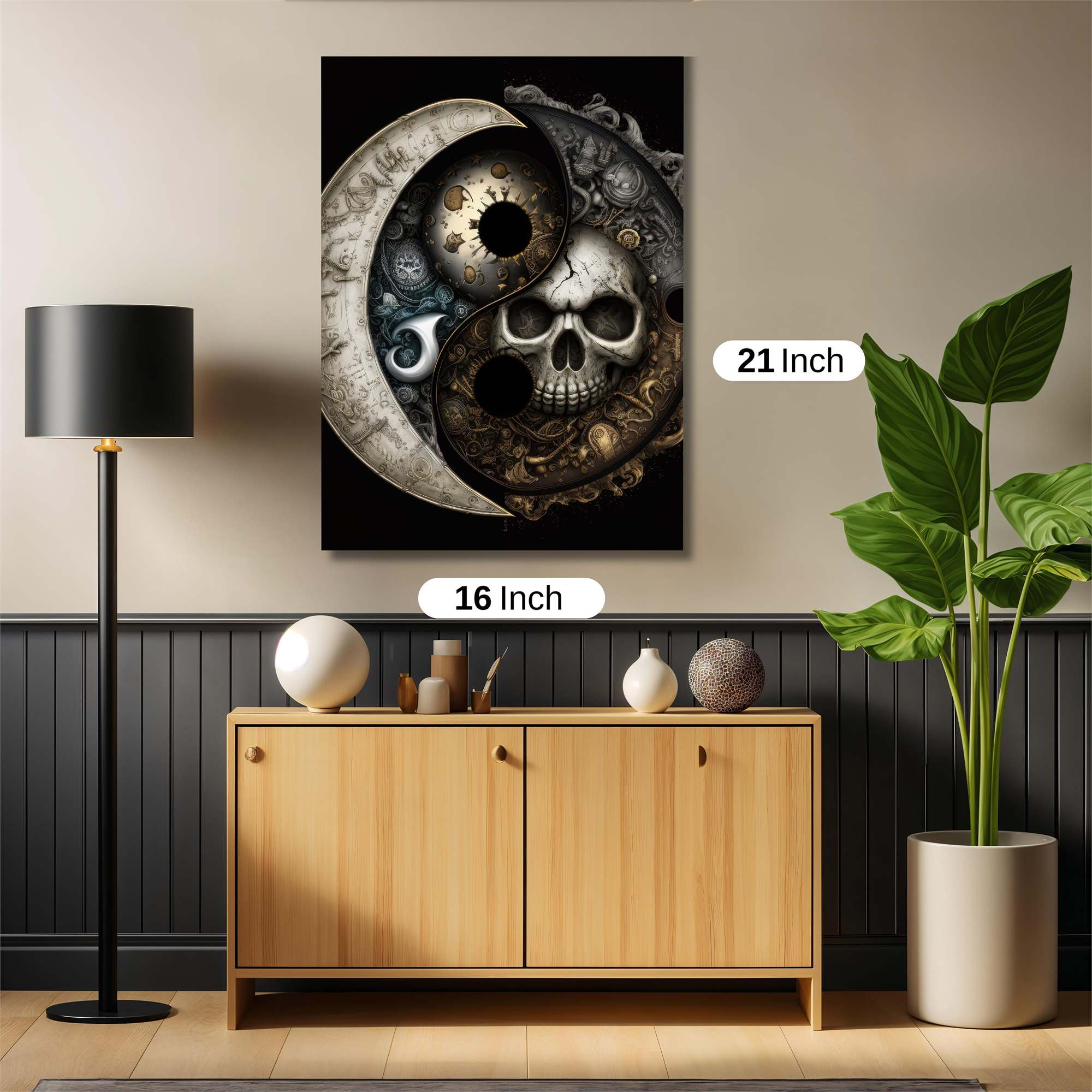 YinSkull Safe Wall Magnetic / M