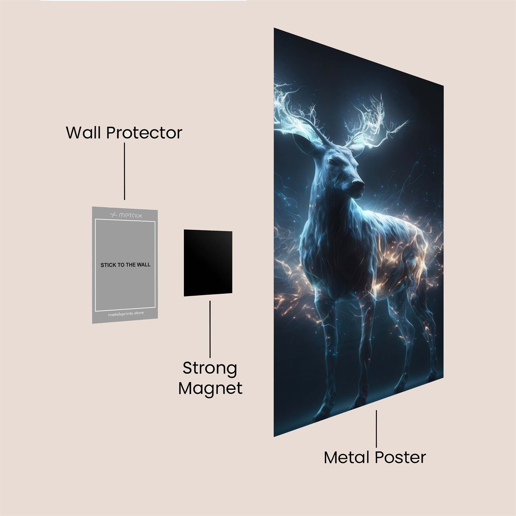 Stag Radiance Safe Wall Magnetic / M