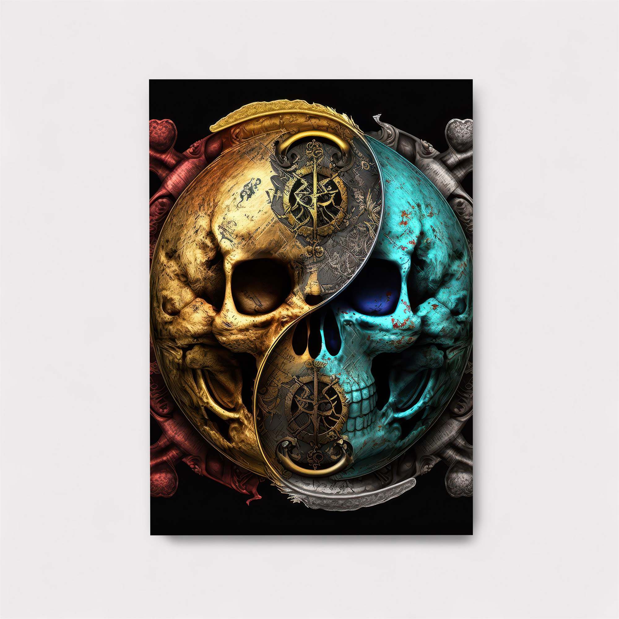 Skull Duality Safe Wall Magnetic / M