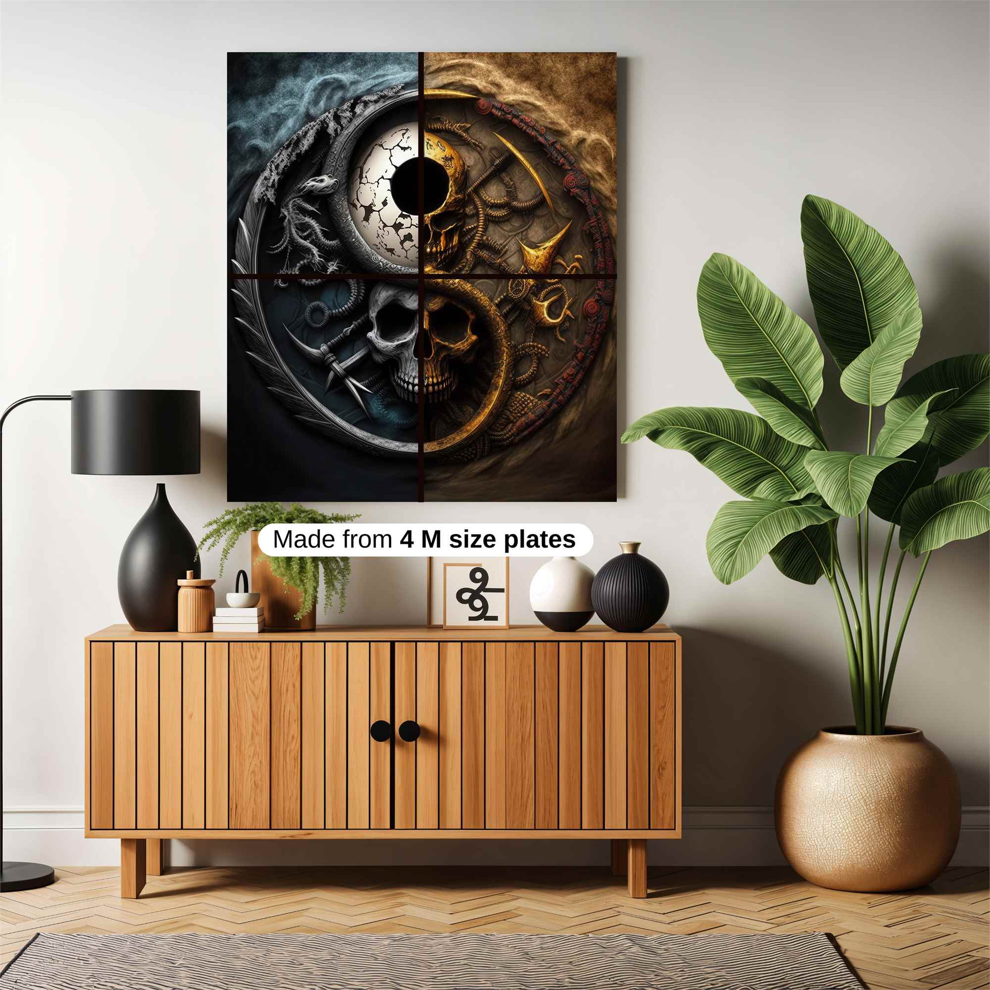 Skull Duality Safe Wall Magnetic / M