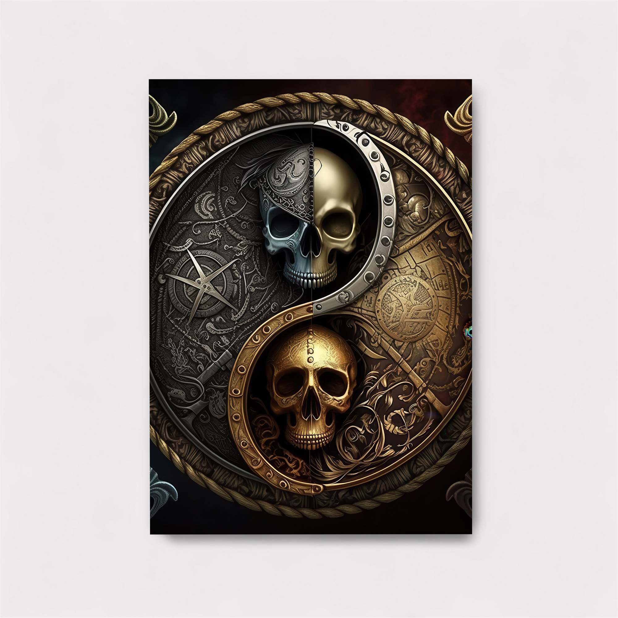 Skull Duality Safe Wall Magnetic / M