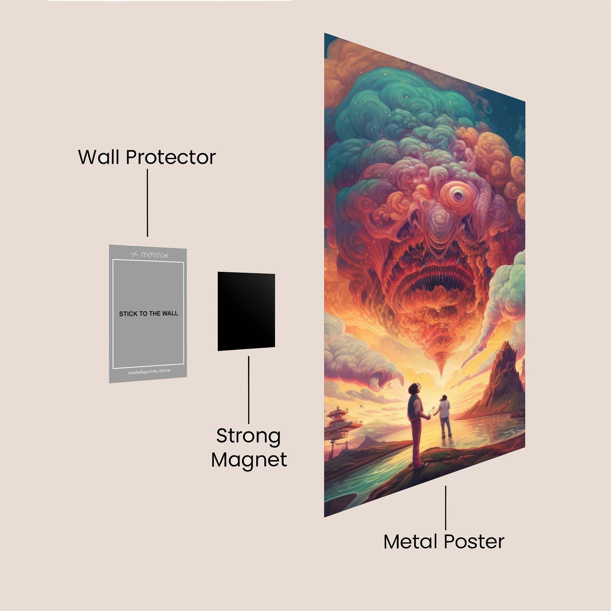 Cosmic Dread Safe Wall Magnetic / M
