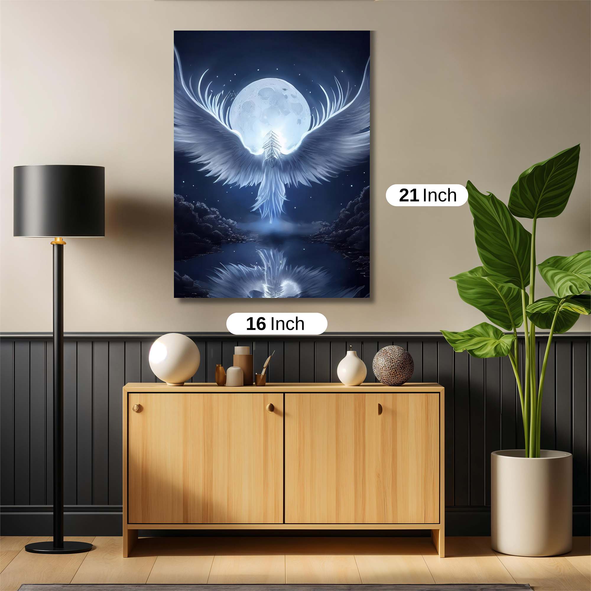 Moonlit Serenity Safe Wall Magnetic / M