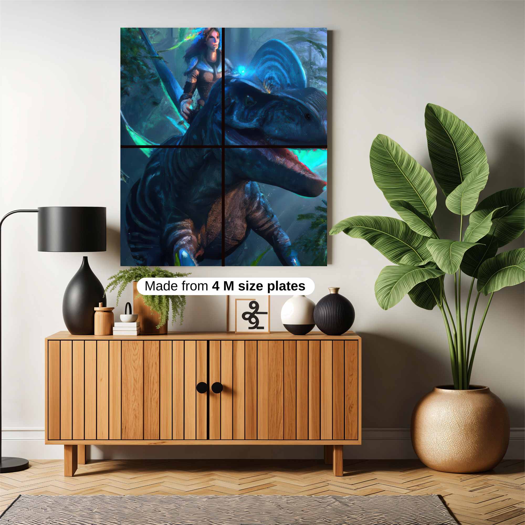 Dilophosaur Dream Safe Wall Magnetic / M