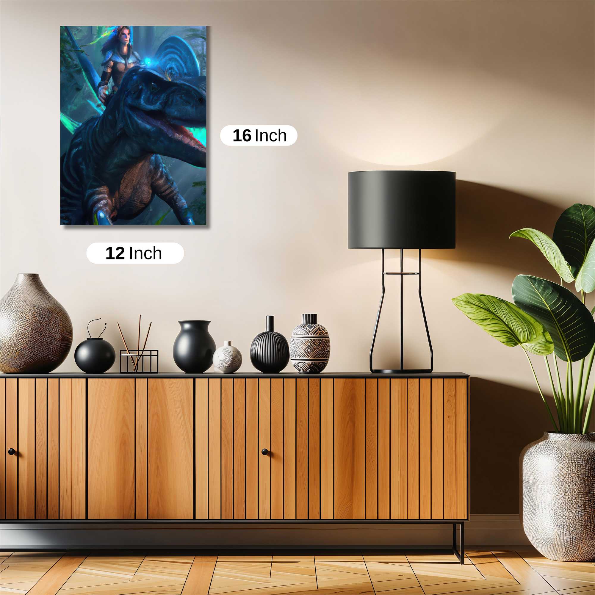 Dilophosaur Dream Safe Wall Magnetic / M