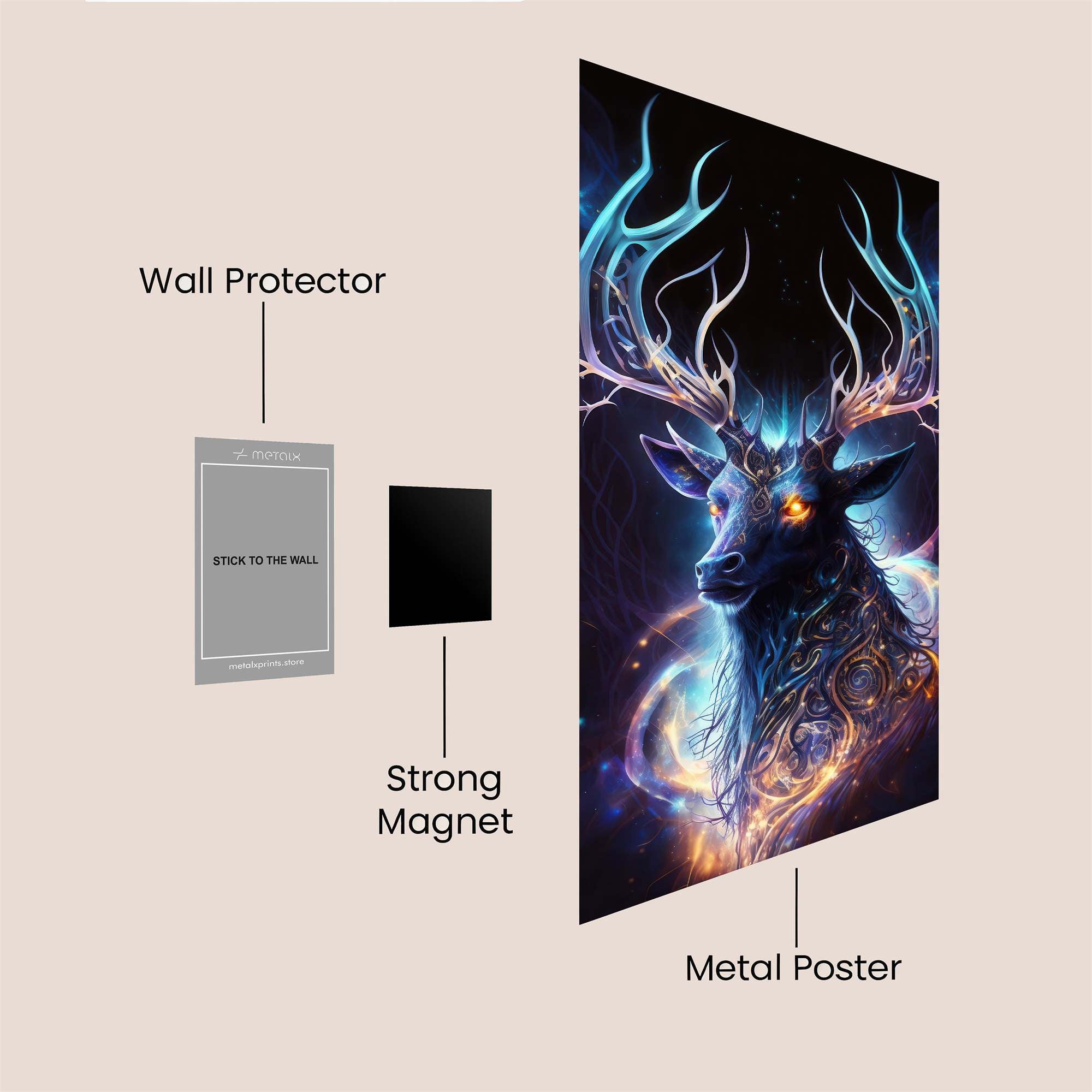 Stag Radiance Safe Wall Magnetic / M