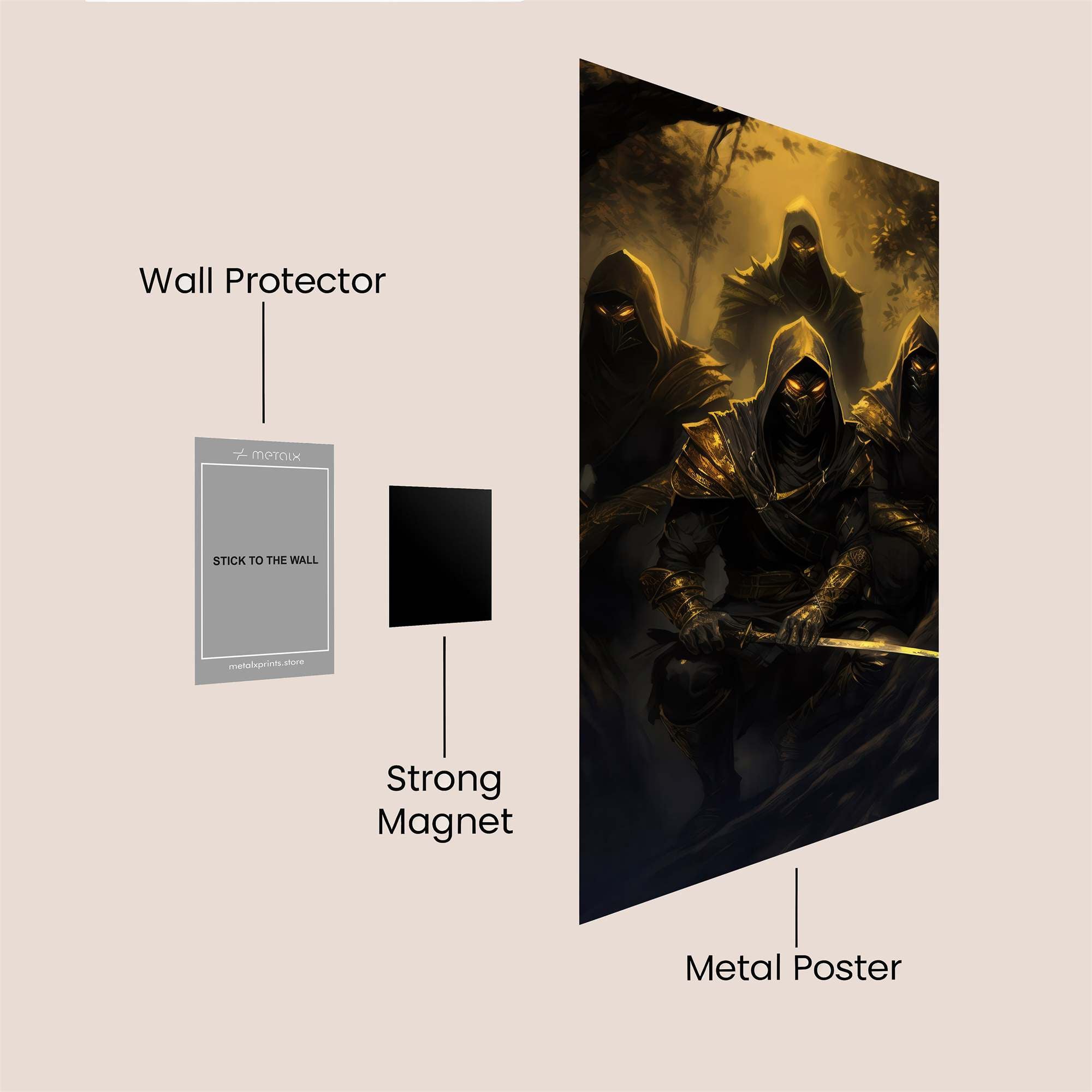 Assassins Gloom Safe Wall Magnetic / M