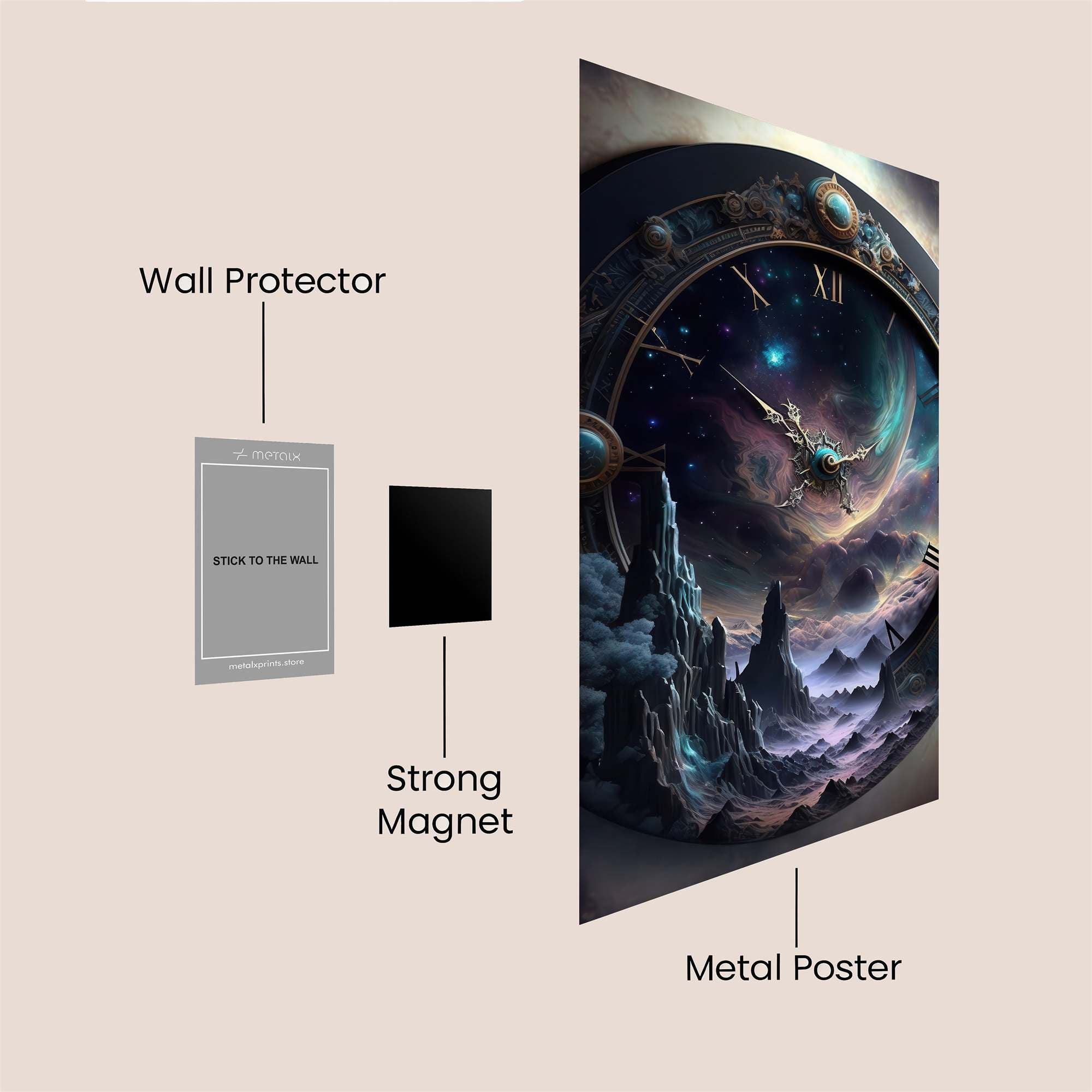 Cosmic Whimsy Safe Wall Magnetic / M