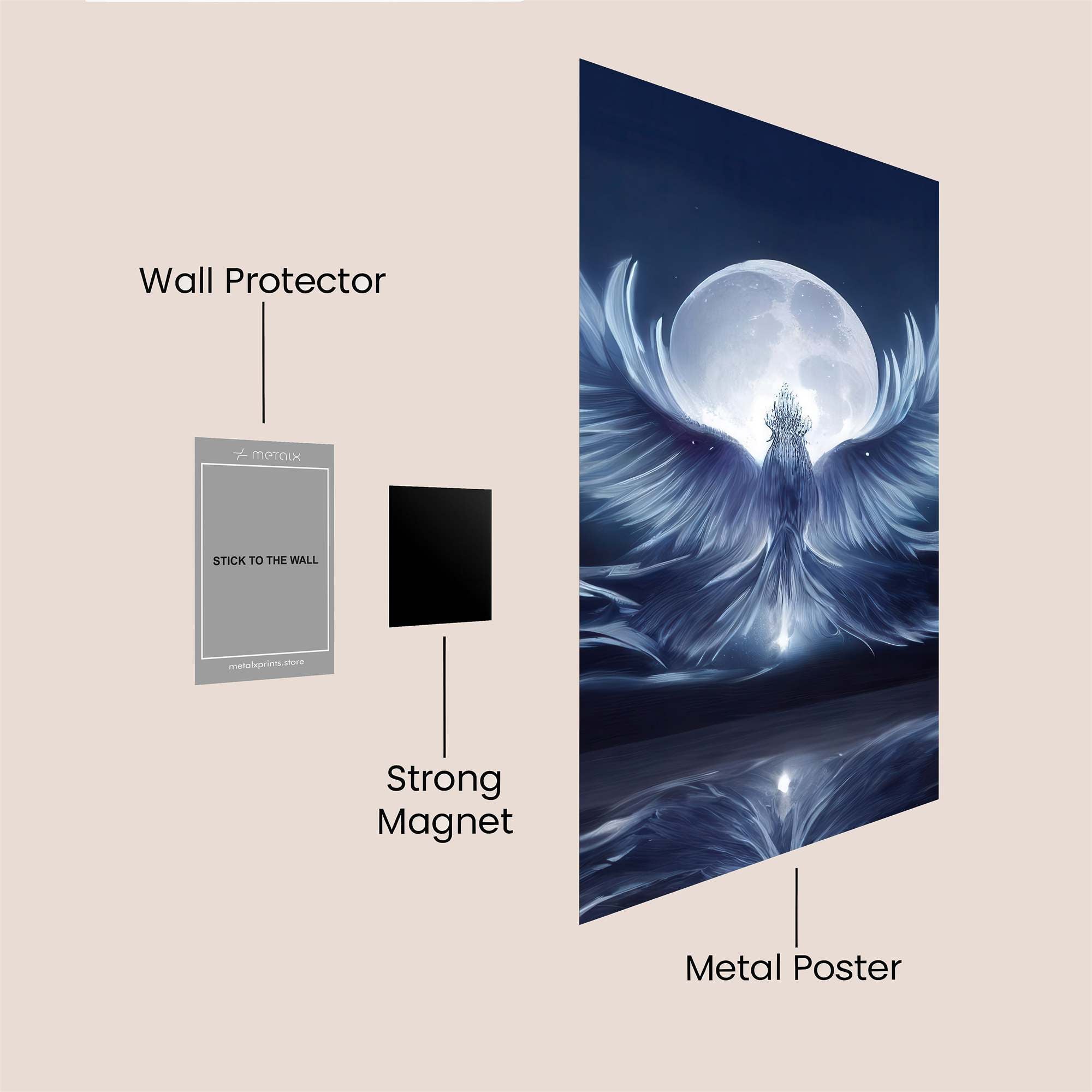 Phoenix Serenity Safe Wall Magnetic / M