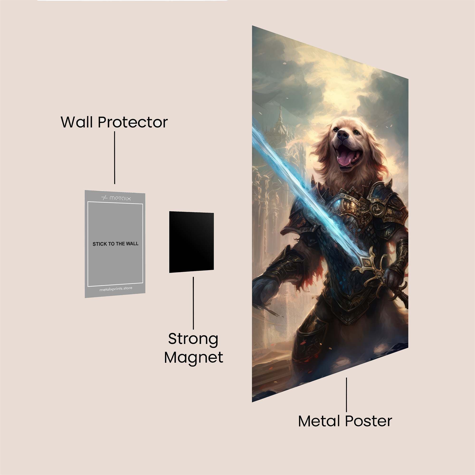 Paladin Pup Safe Wall Magnetic / M