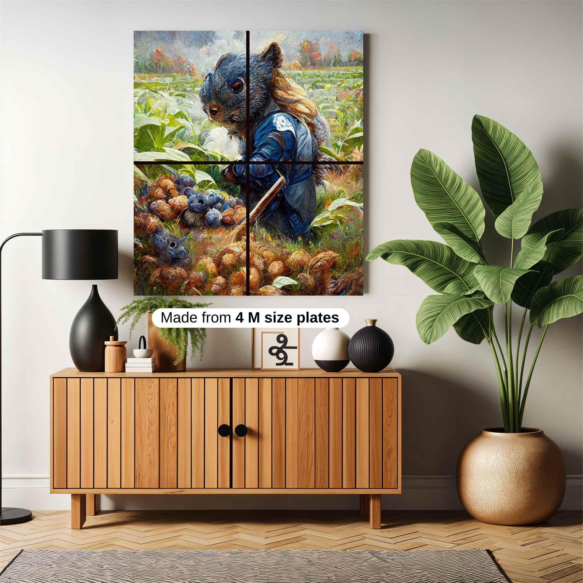 Squirrel Knight Safe Wall Magnetic / M