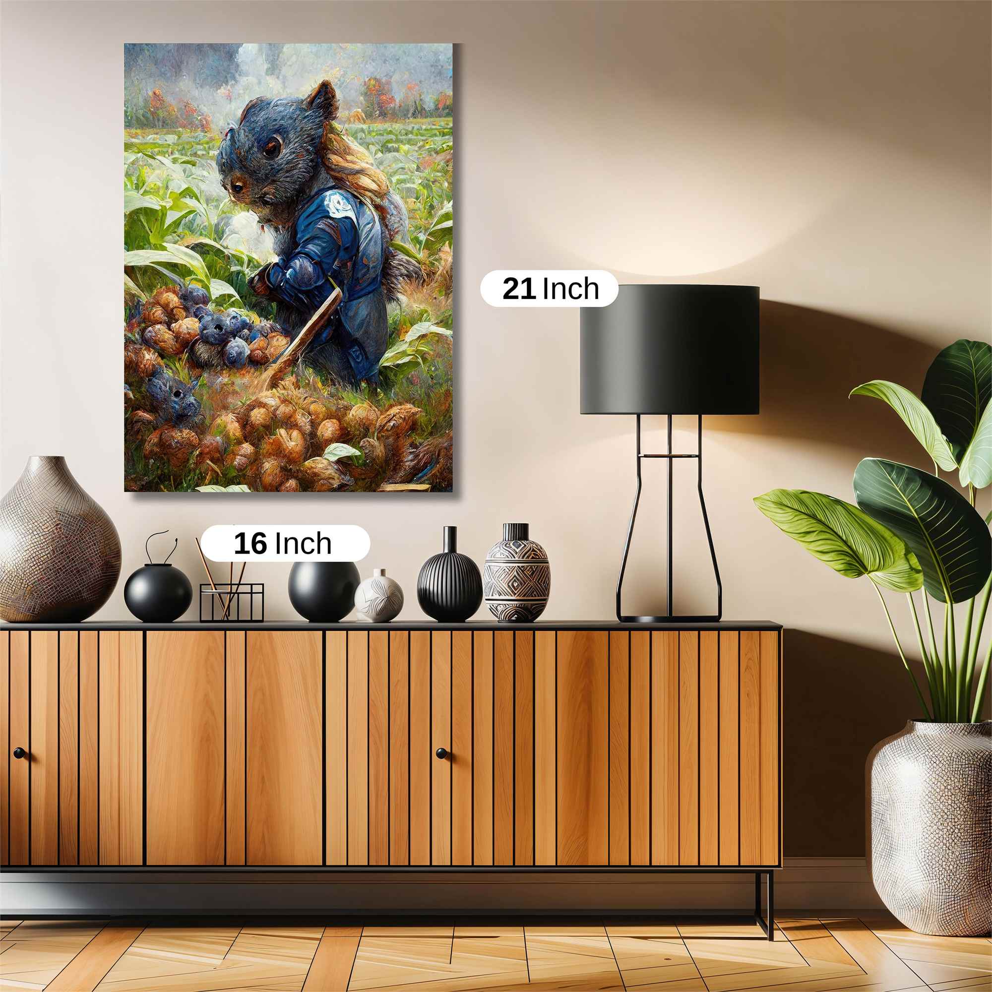 Squirrel Knight Safe Wall Magnetic / M