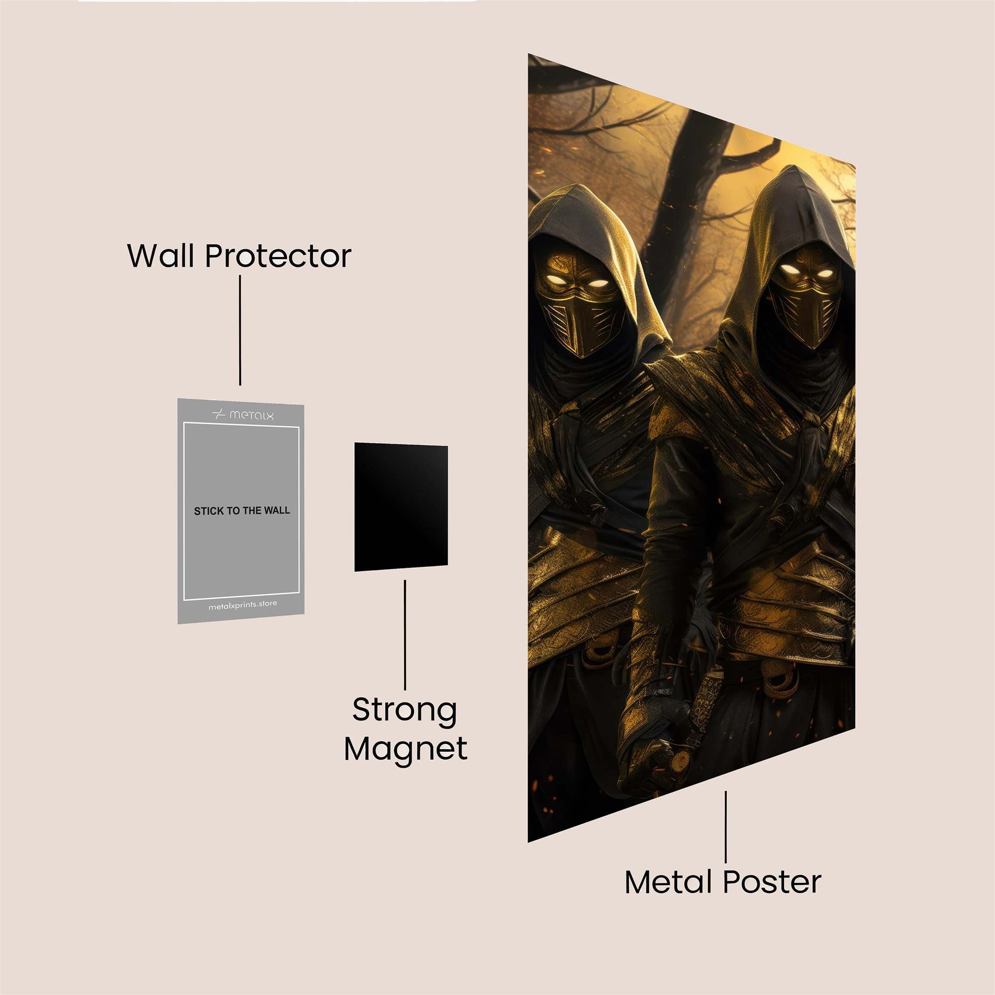 Assassins Twilight Safe Wall Magnetic / M