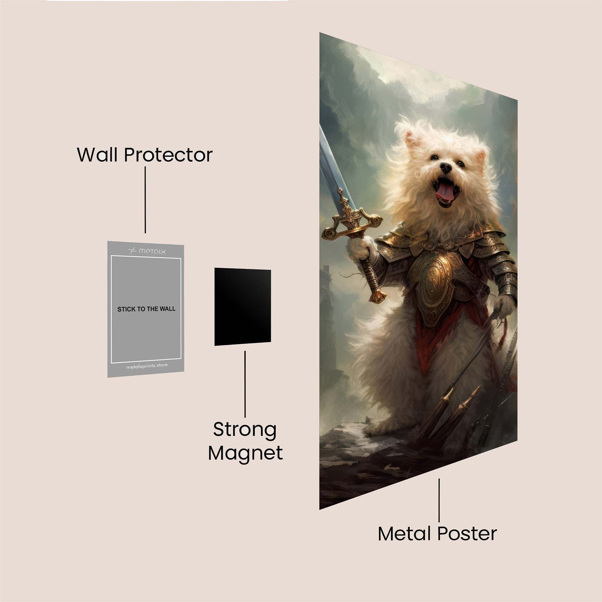 Pomeranian Valor Safe Wall Magnetic / M
