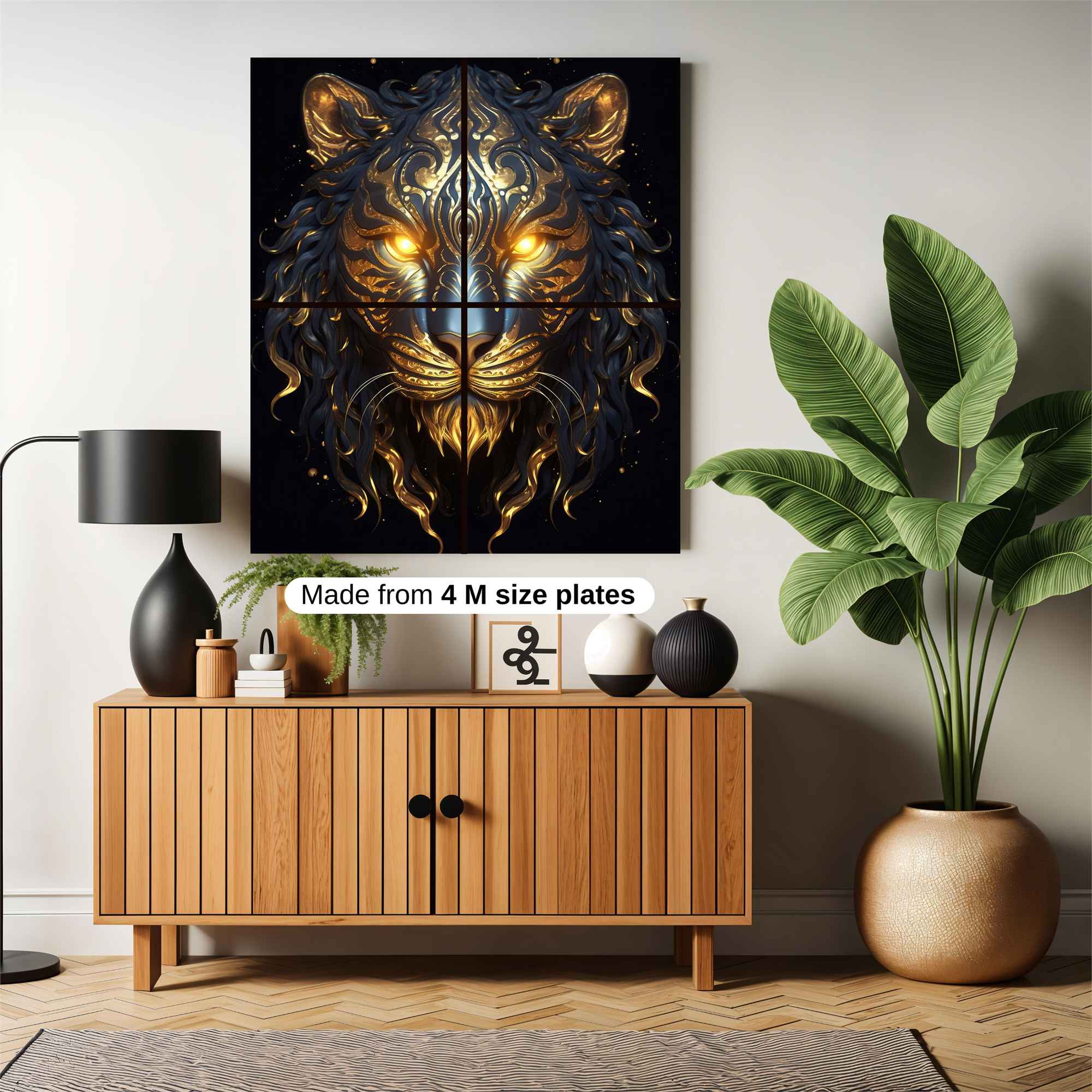Lion Majestic Safe Wall Magnetic / M