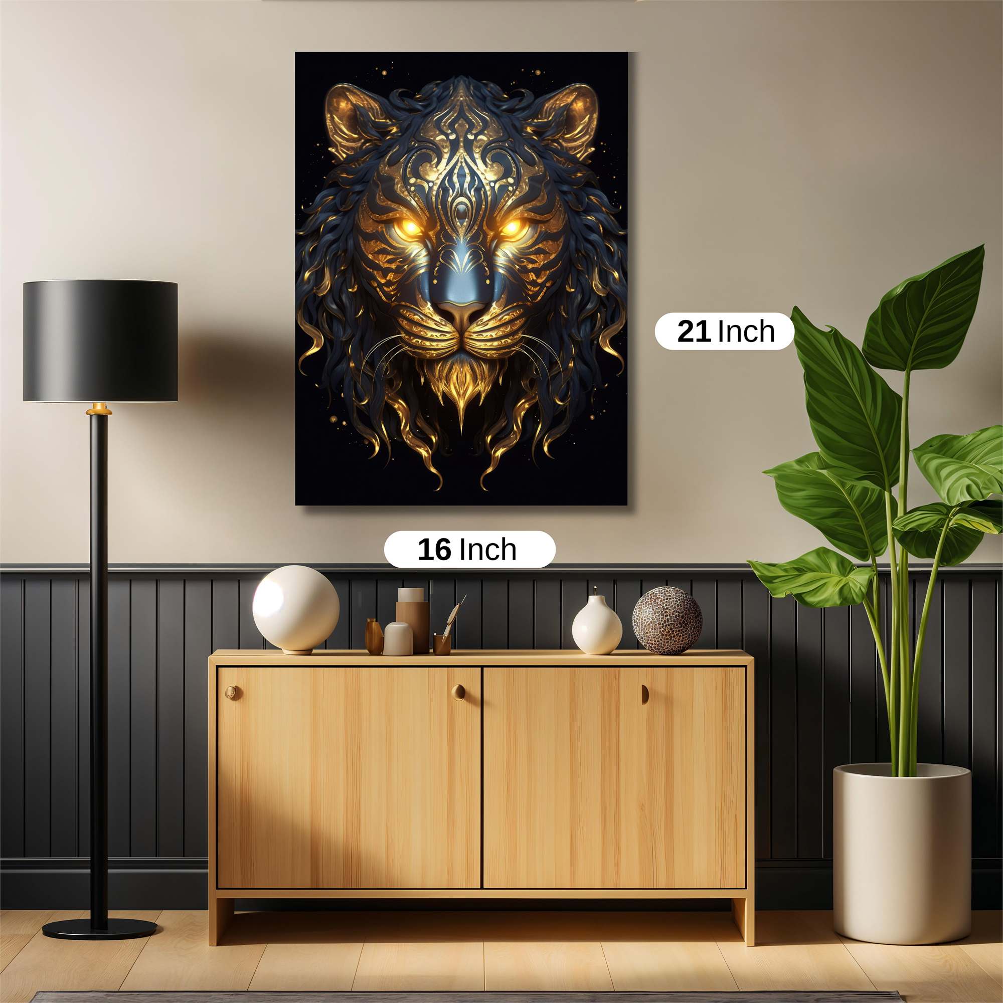 Lion Majestic Safe Wall Magnetic / M