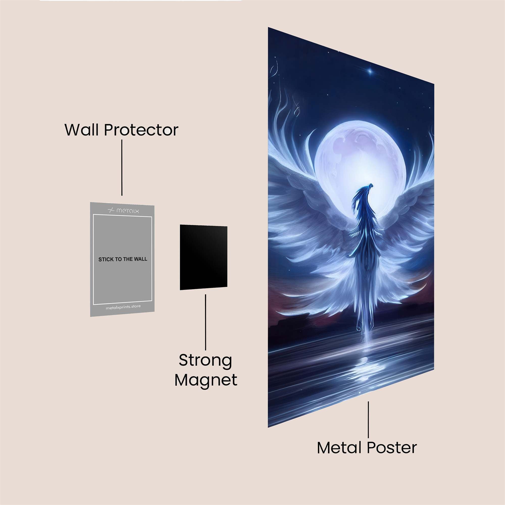 Phoenix Serenity Safe Wall Magnetic / M