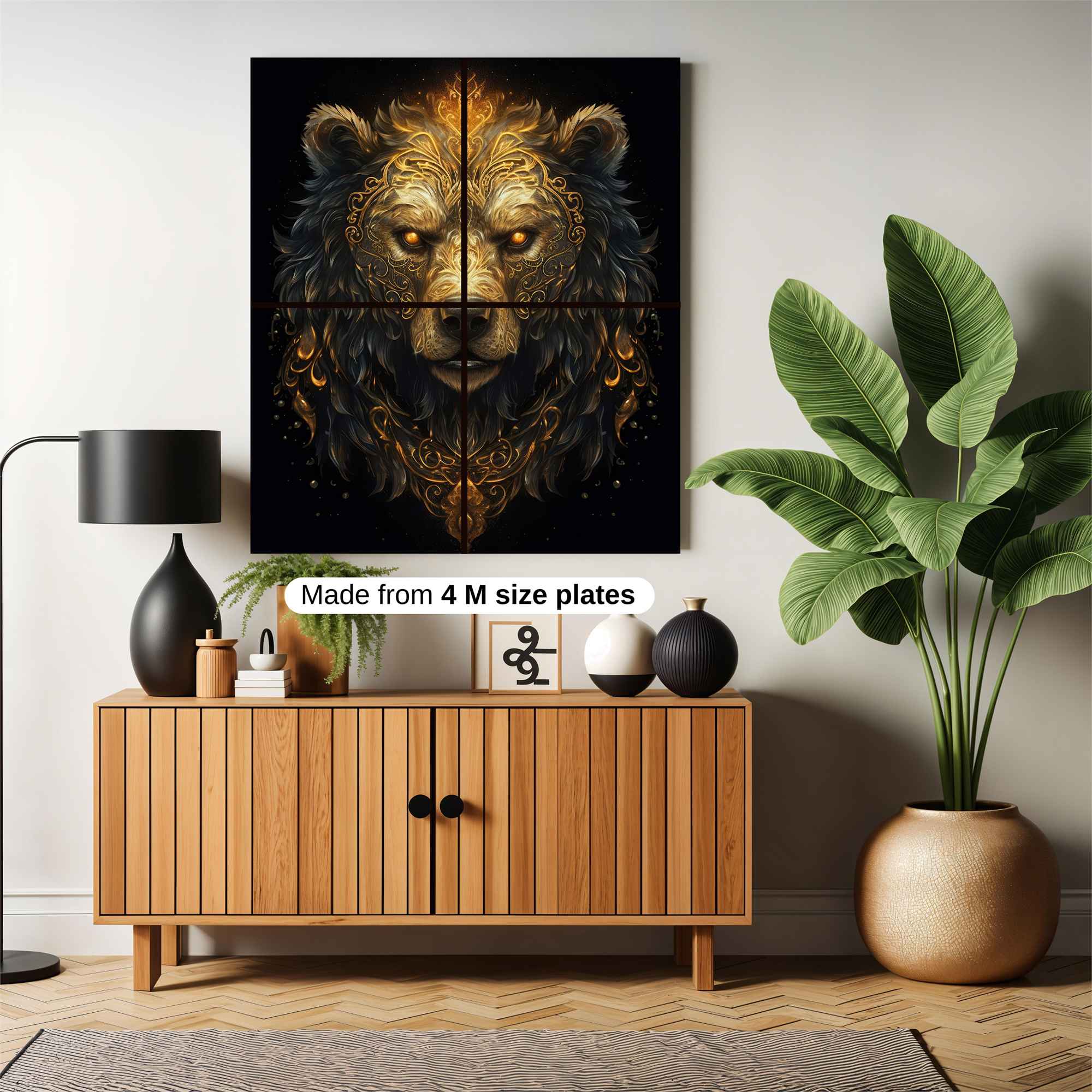 Bear Majesty Safe Wall Magnetic / M