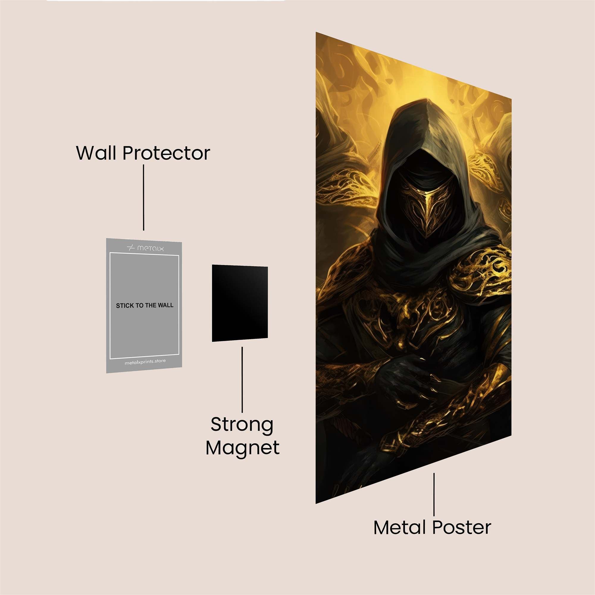 Assassin's Radiance Safe Wall Magnetic / M