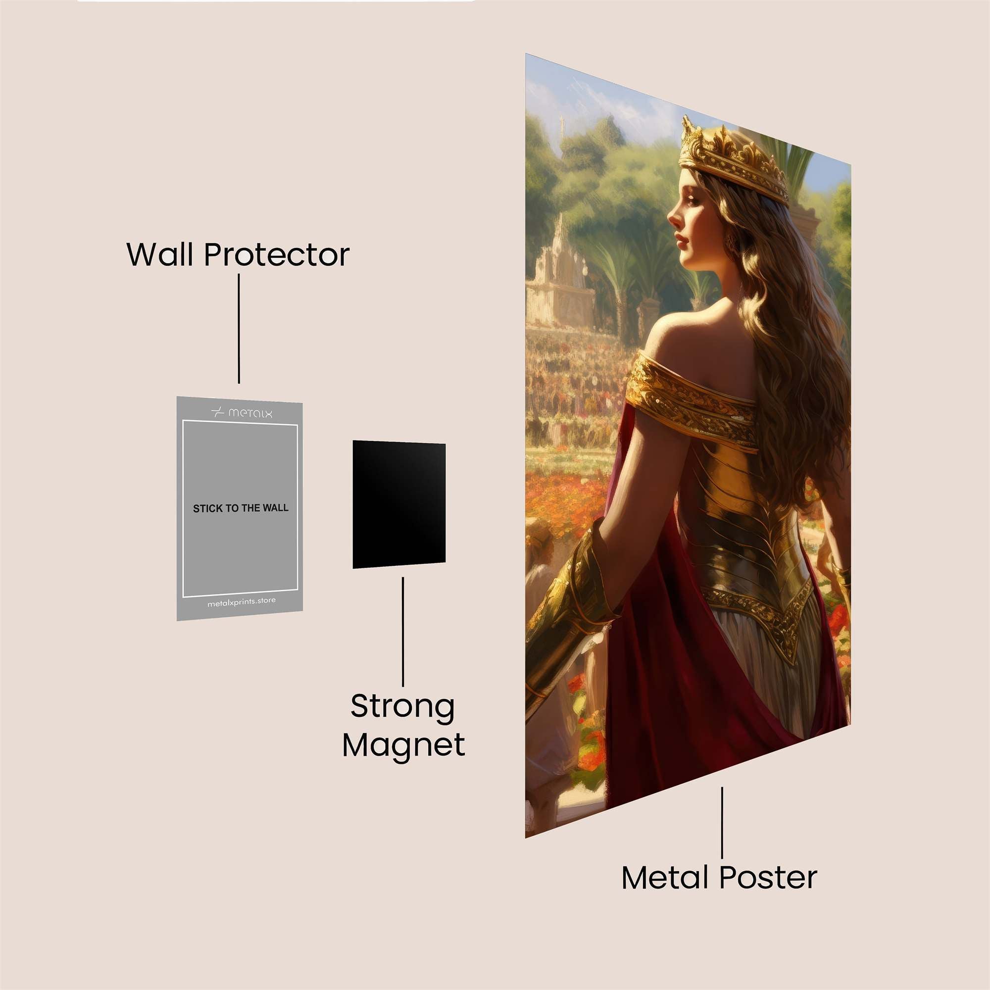 Queenly Serenity Safe Wall Magnetic / M