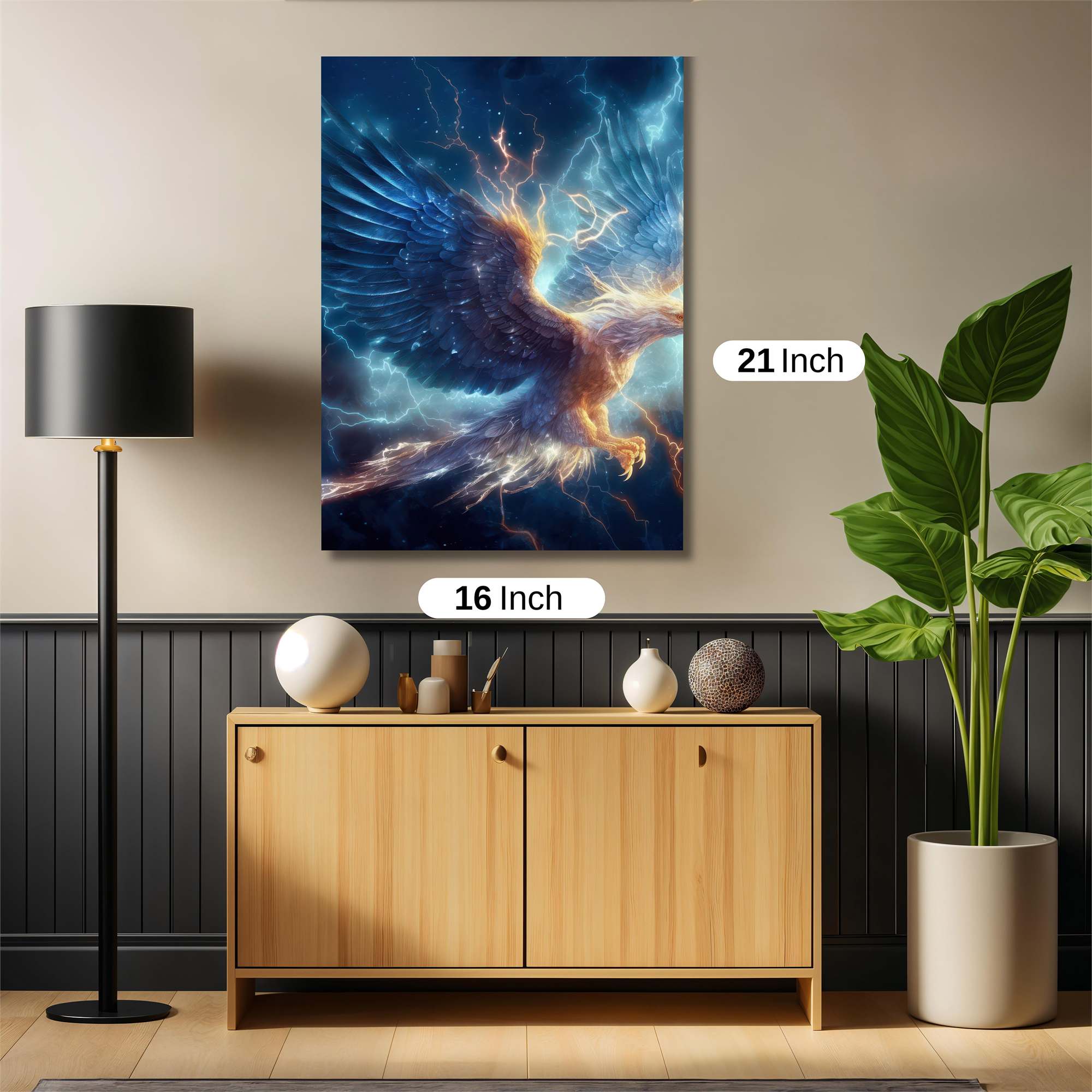 Phoenix Blaze Safe Wall Magnetic / M