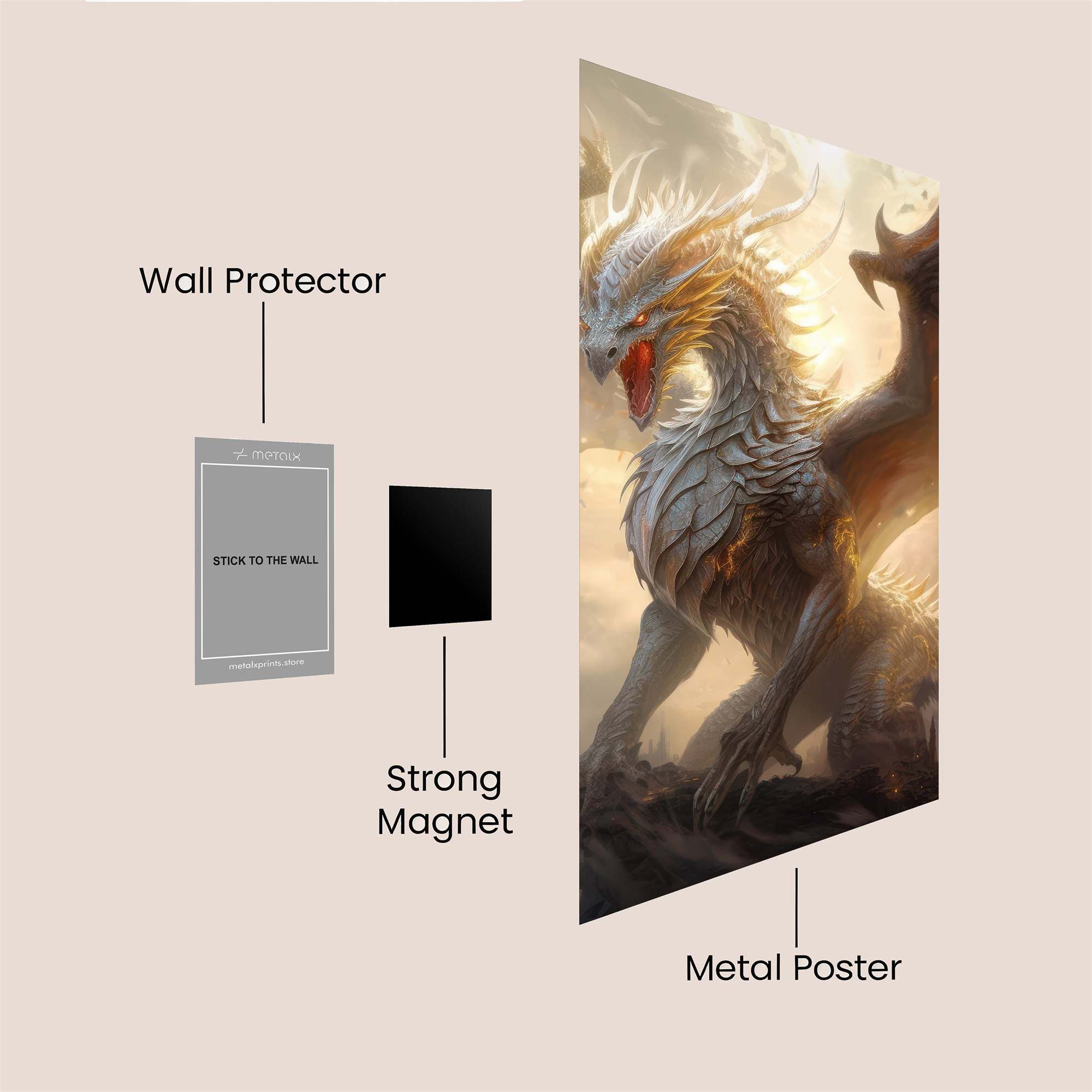 Draco Radiant Safe Wall Magnetic / M