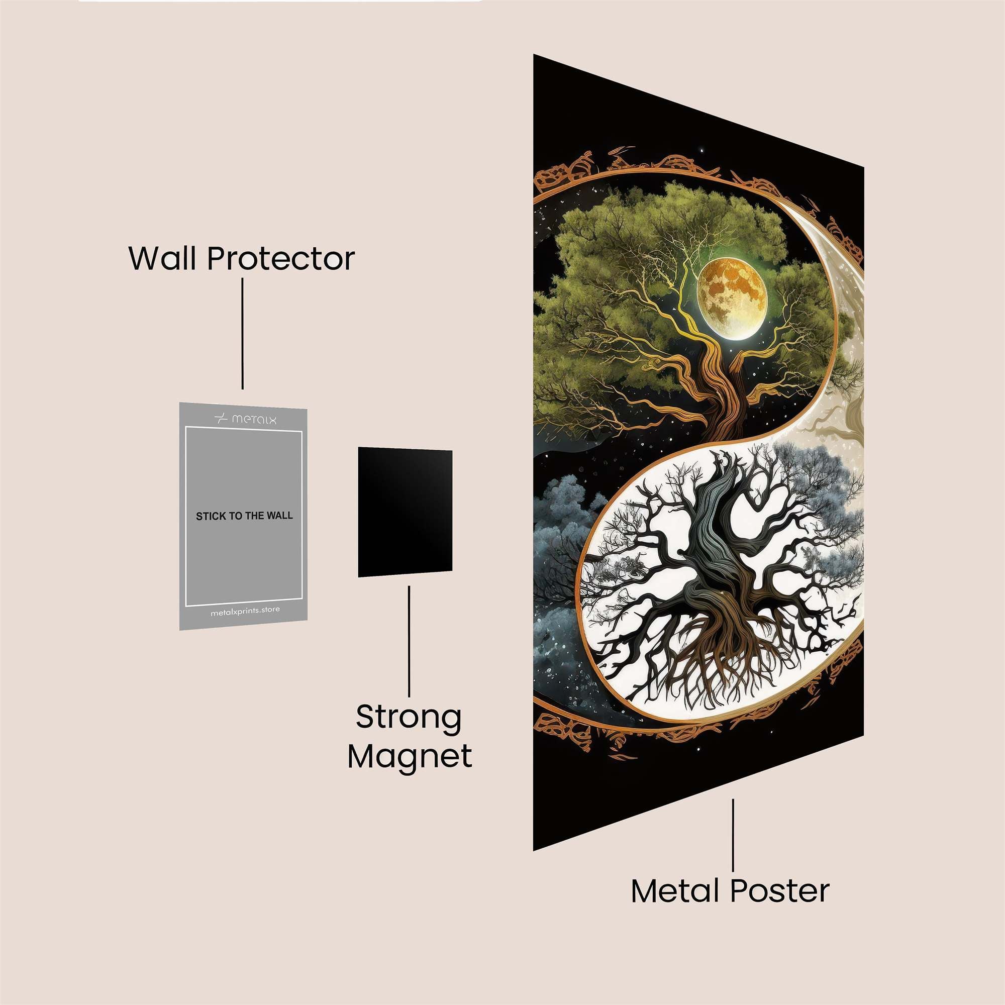 Lunar Harmony Safe Wall Magnetic / M