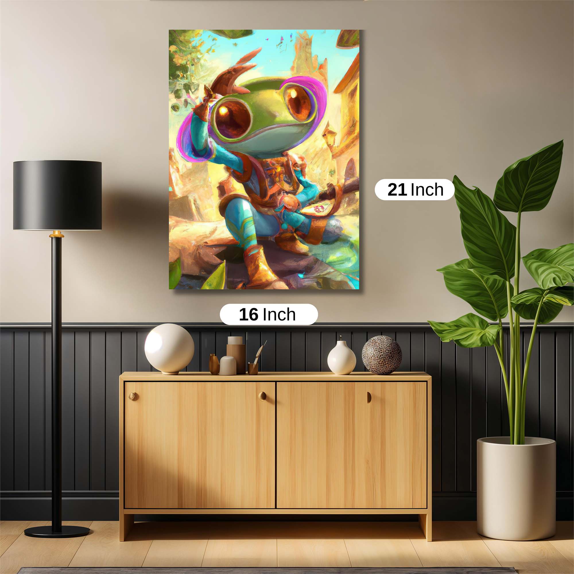 Frog Adventurer Safe Wall Magnetic / M