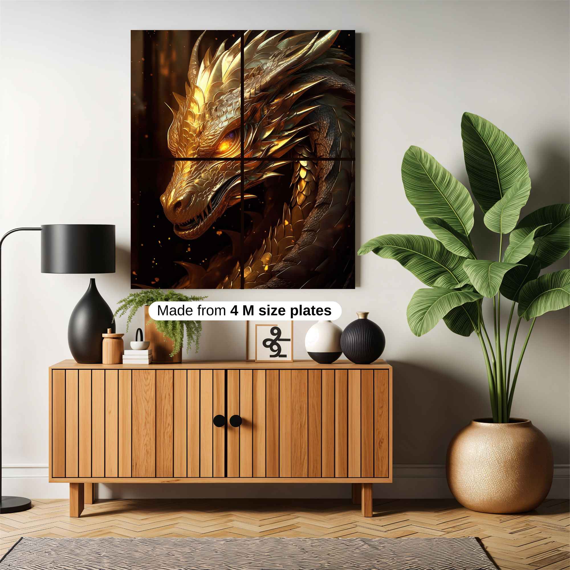 Golden Majesty Safe Wall Magnetic / M