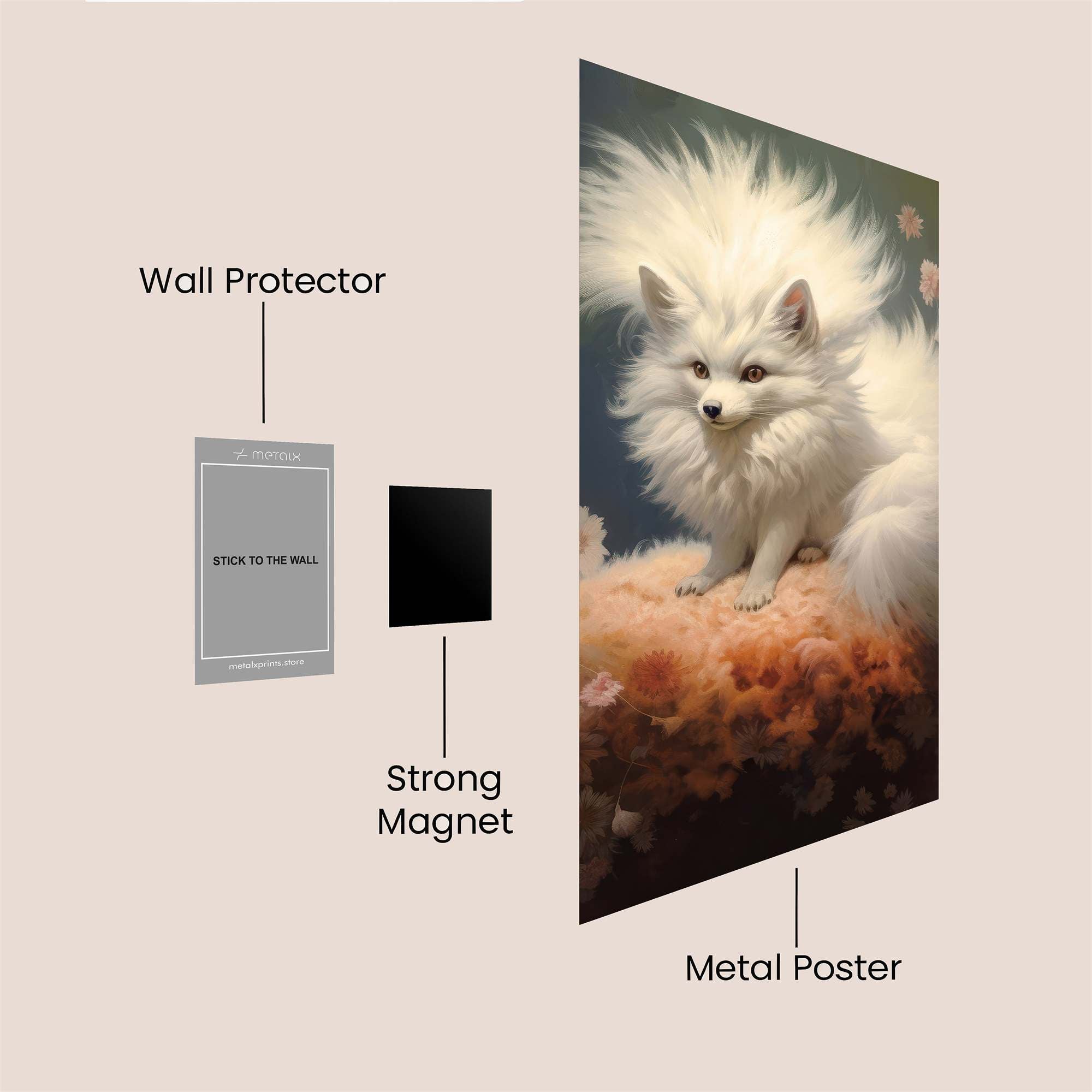 Fox Dreamscape Safe Wall Magnetic / M