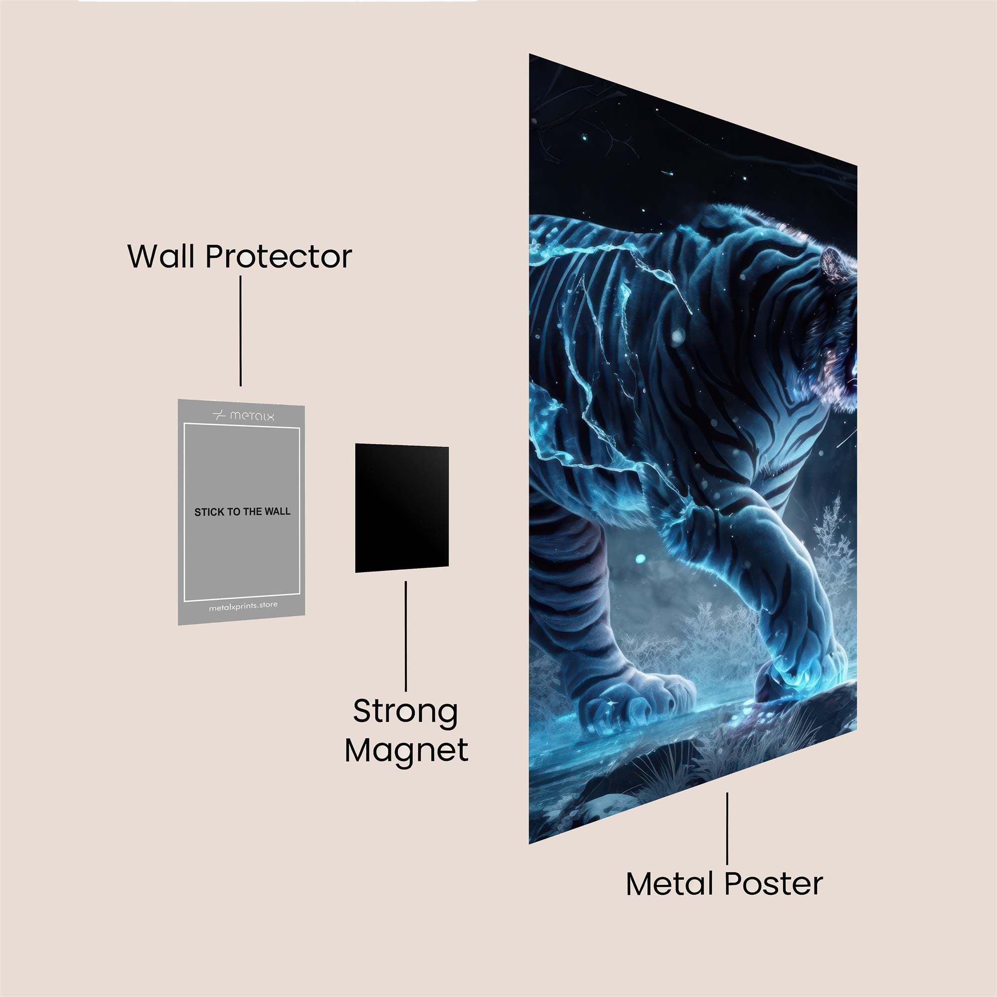 Frost Tiger Safe Wall Magnetic / M