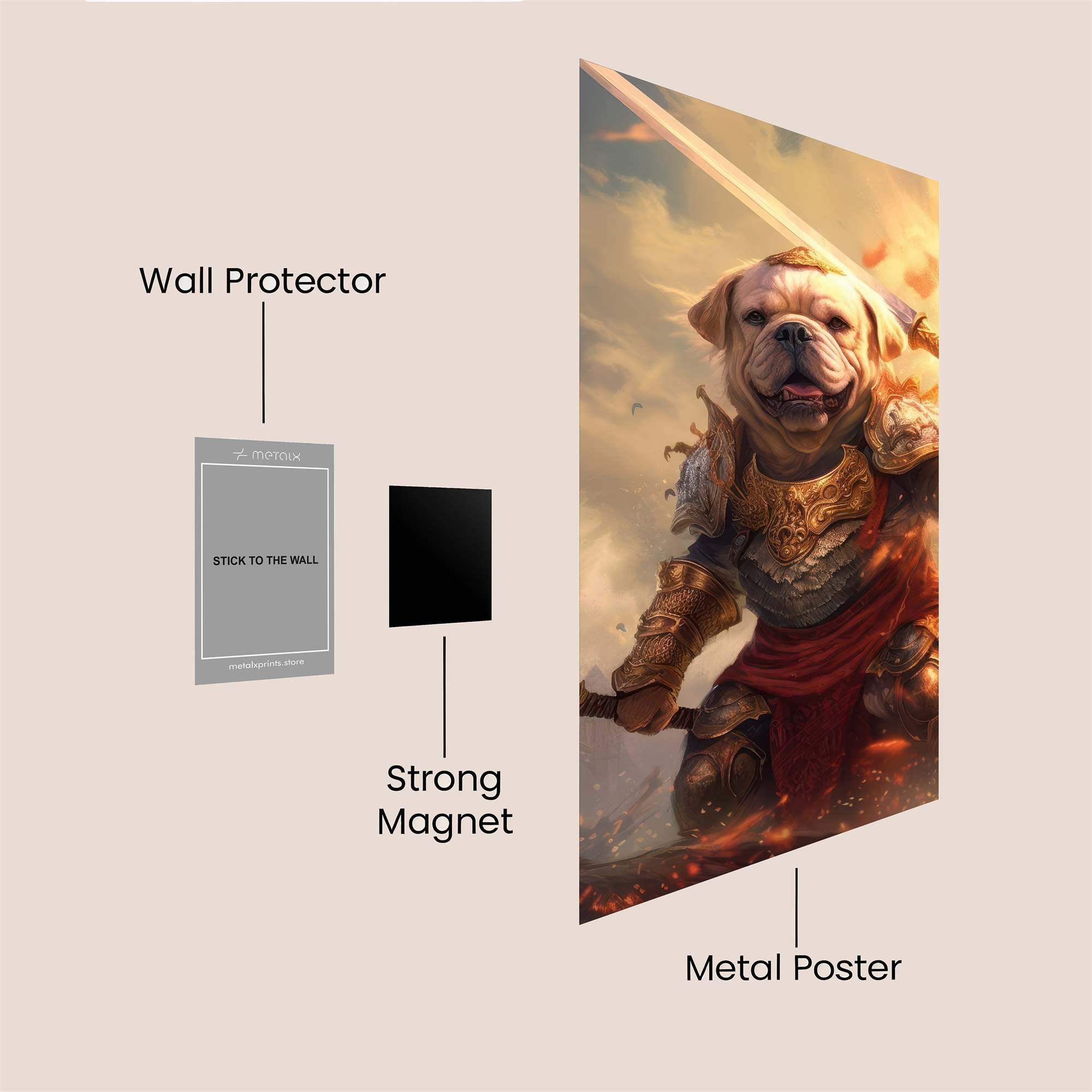 Knightly Valor Safe Wall Magnetic / M