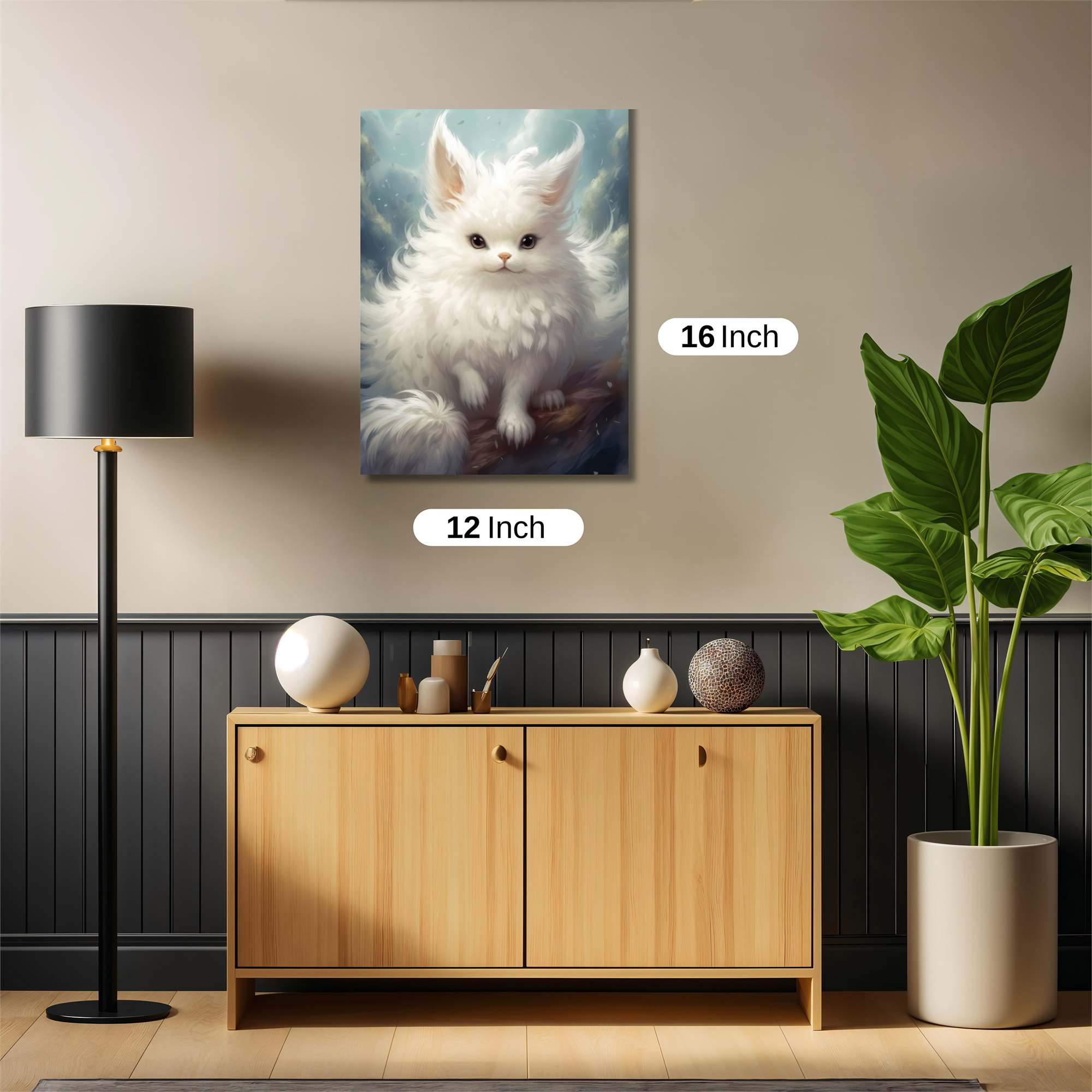 Snowflake Whimsy Safe Wall Magnetic / M