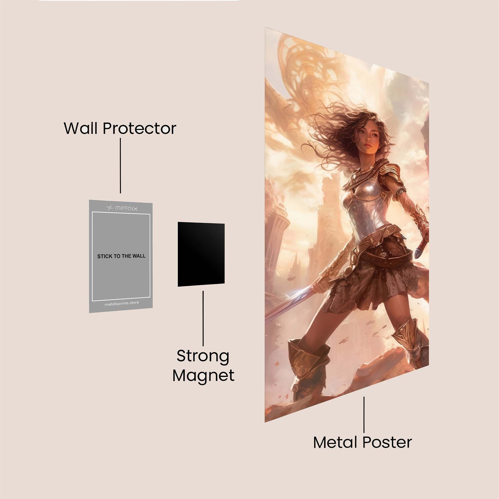 Warrior Radiant Safe Wall Magnetic / M