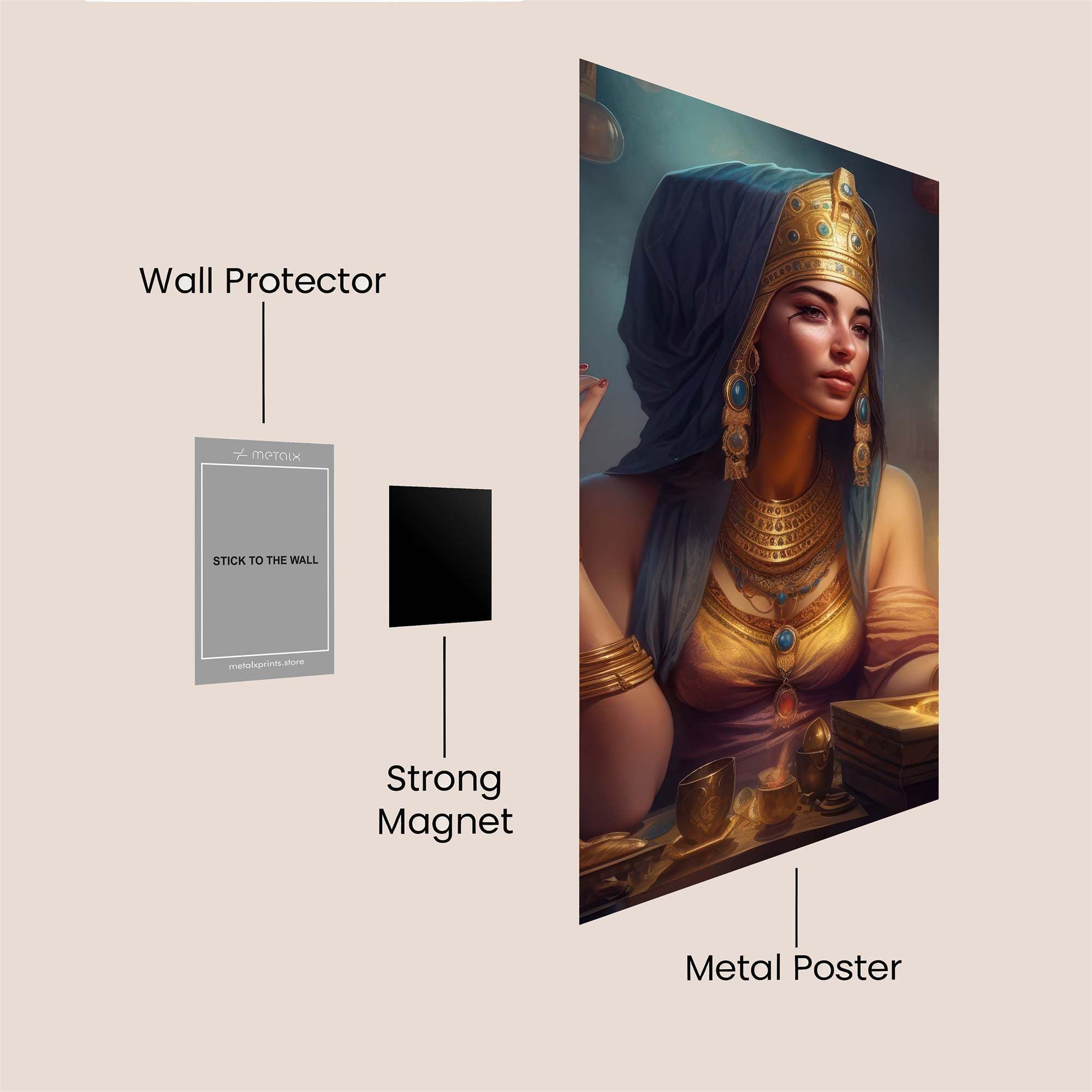 Cleopatra Enigmatic Safe Wall Magnetic / M