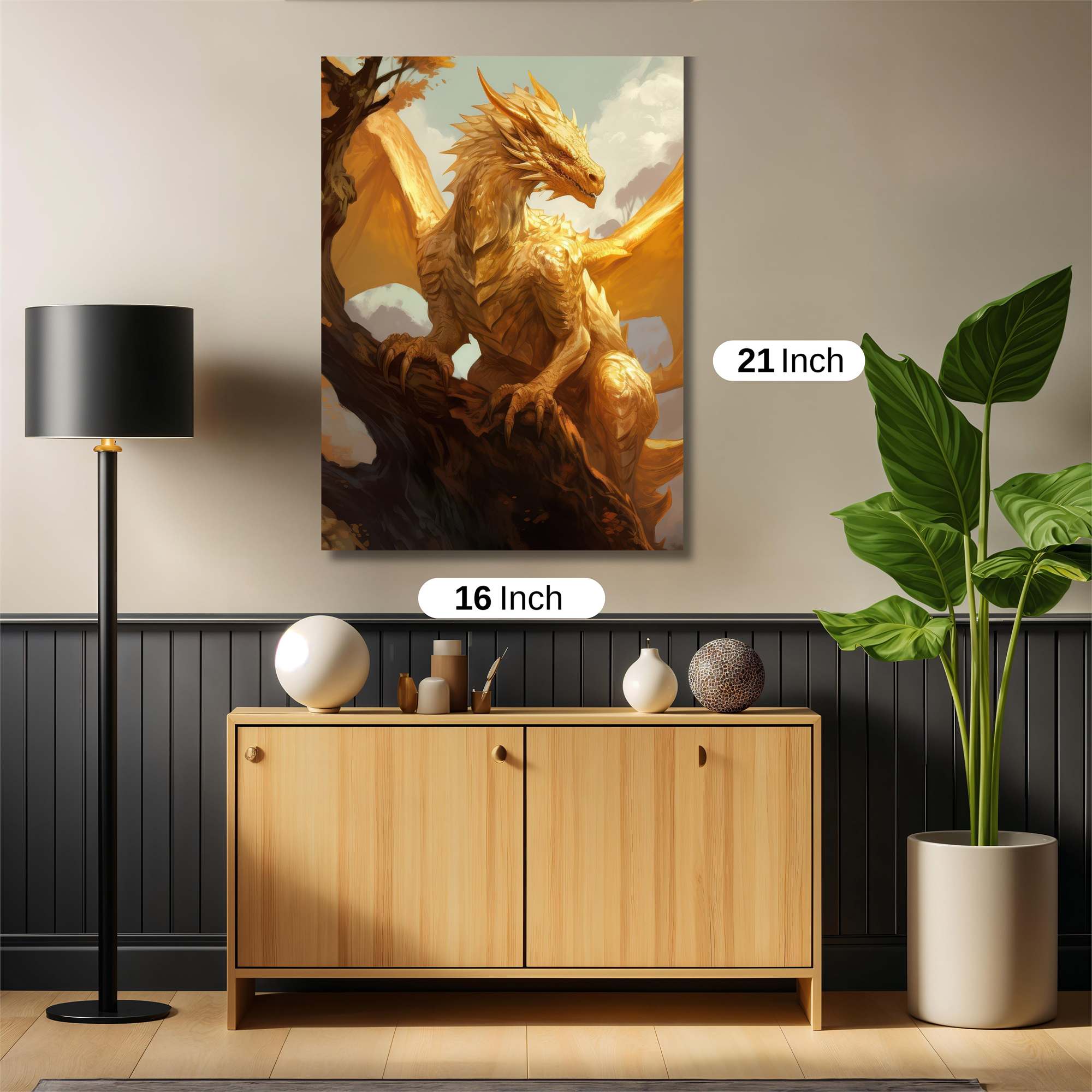 Golden Majesty Safe Wall Magnetic / M
