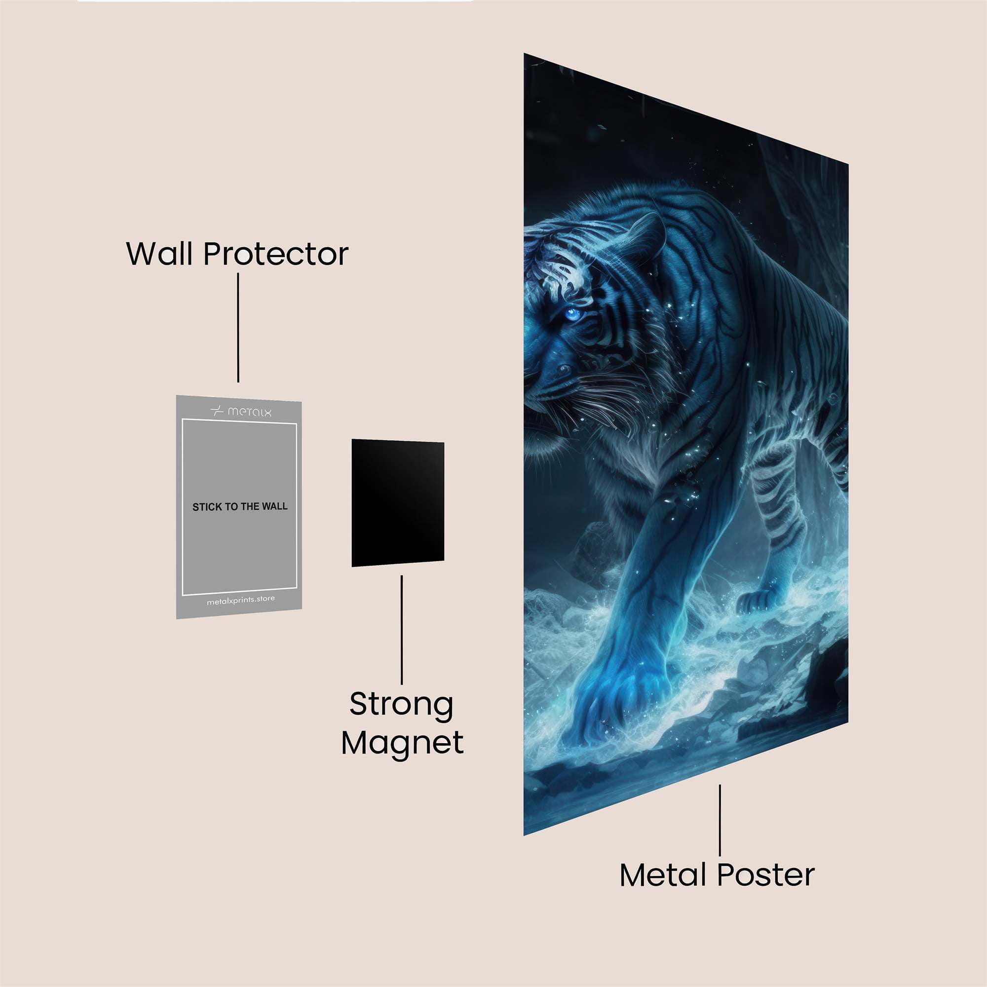 Frost Tiger Safe Wall Magnetic / M