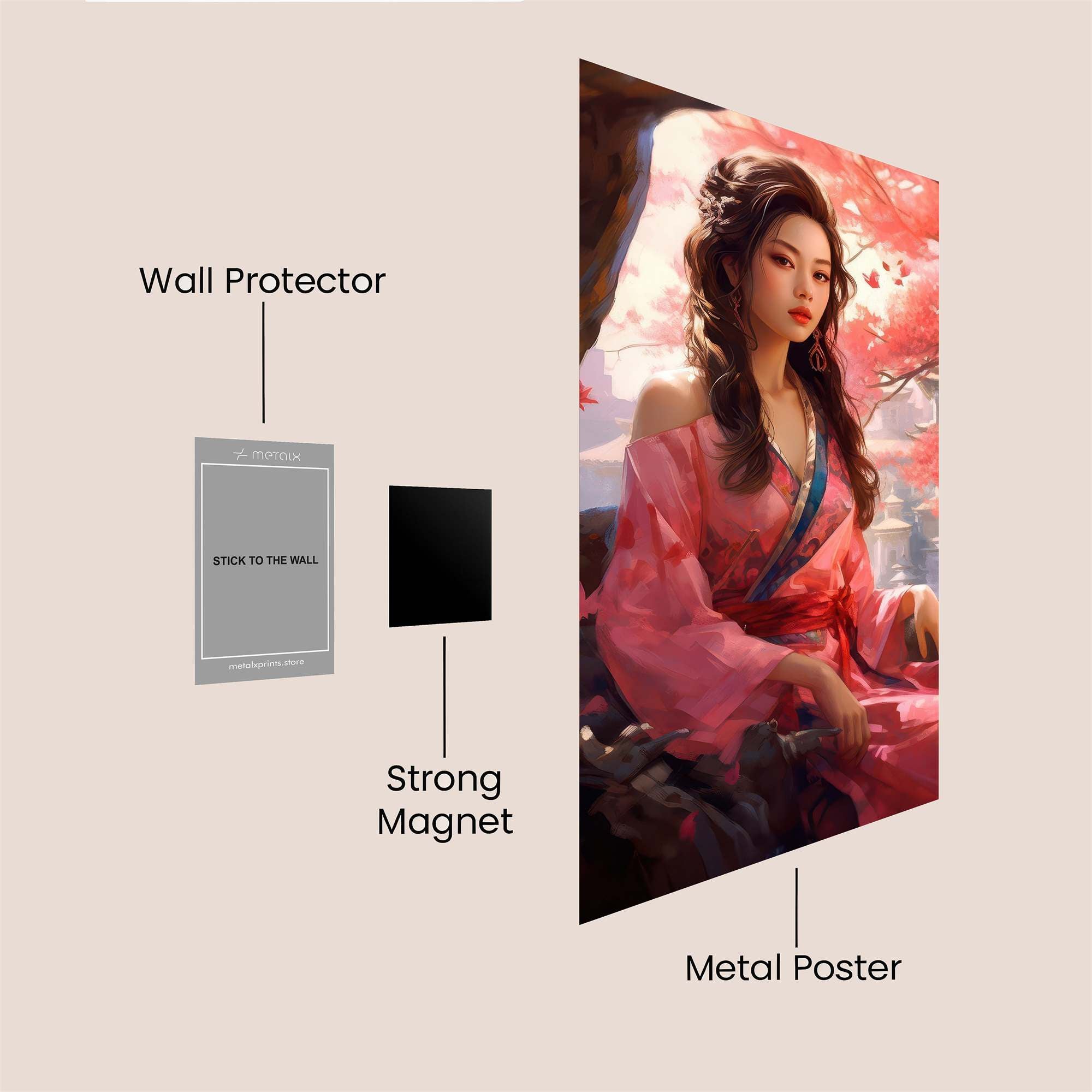 Blossom Serenity Safe Wall Magnetic / M
