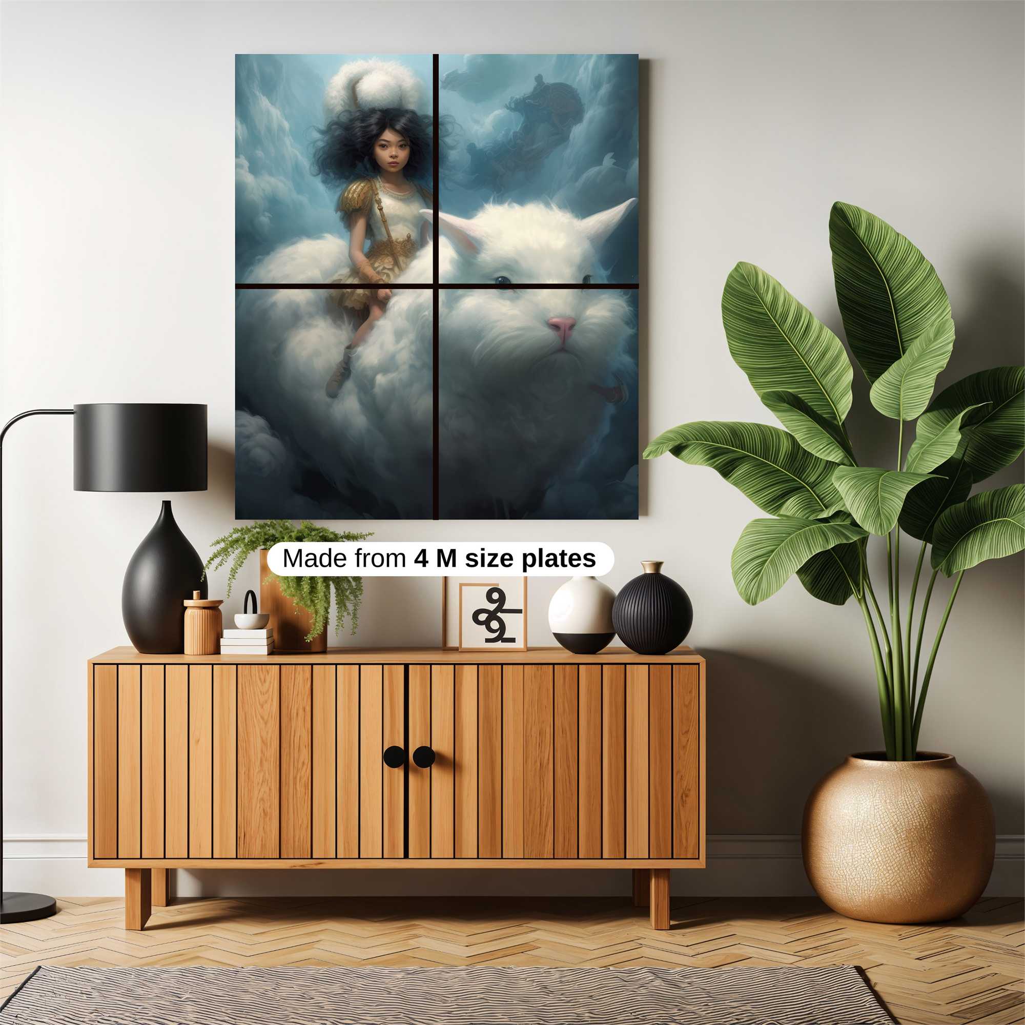 Fluffy Adventure Safe Wall Magnetic / M