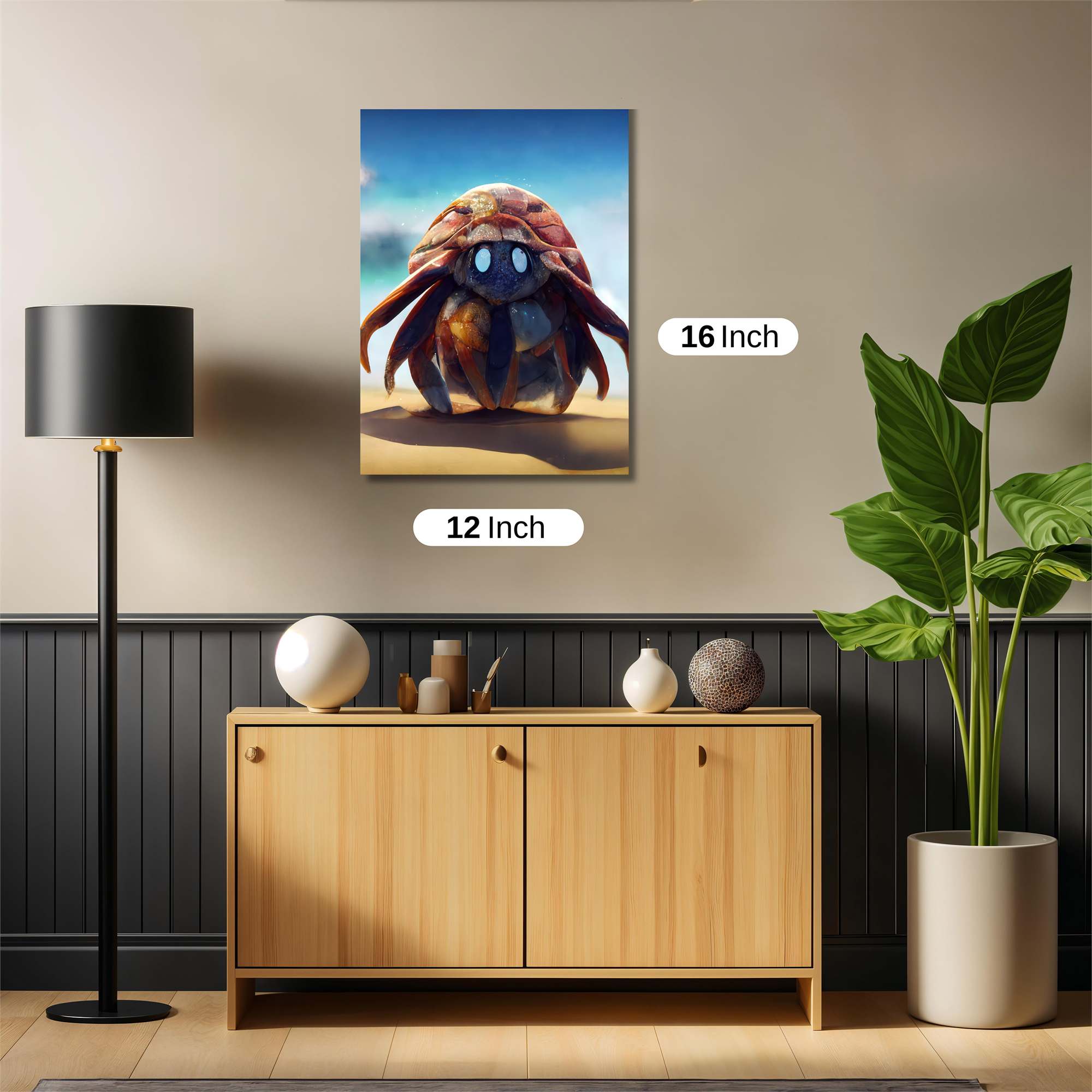 Crab Serenity Safe Wall Magnetic / M