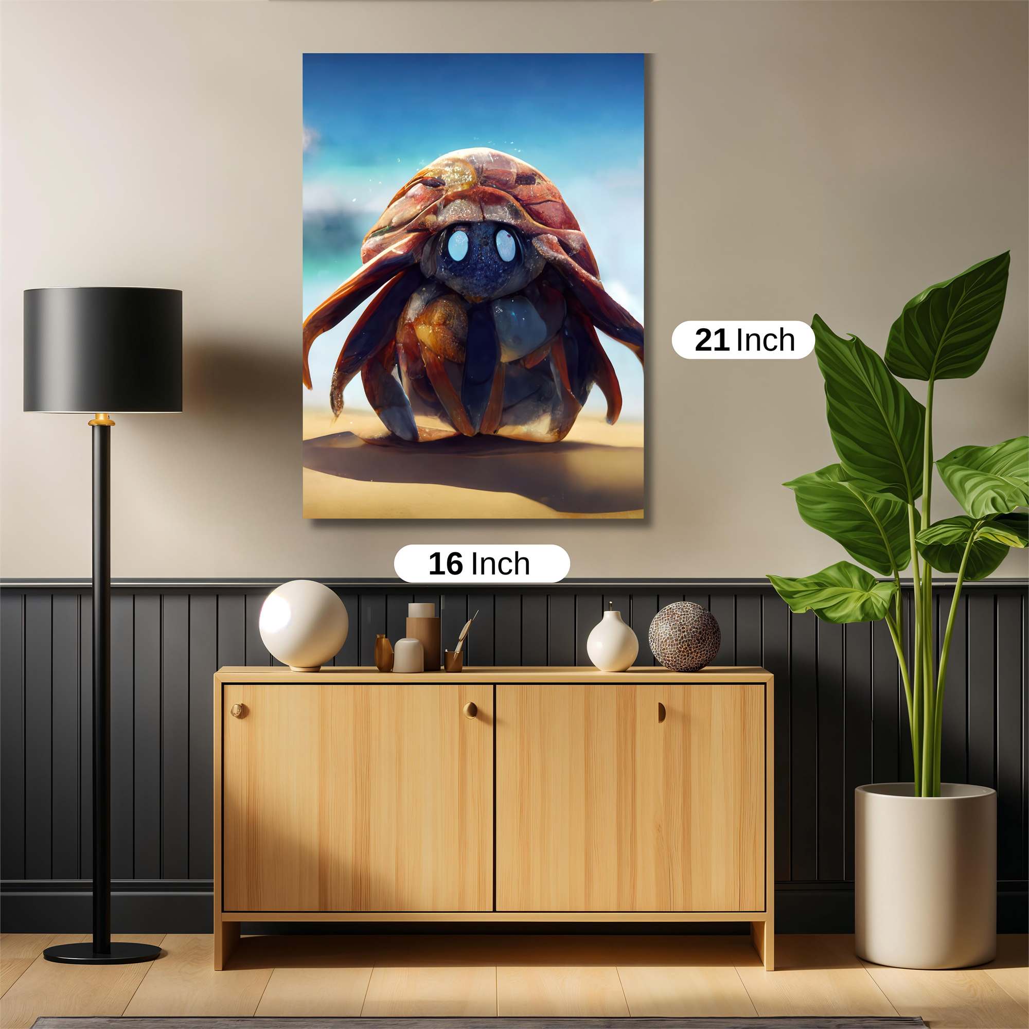 Crab Serenity Safe Wall Magnetic / M